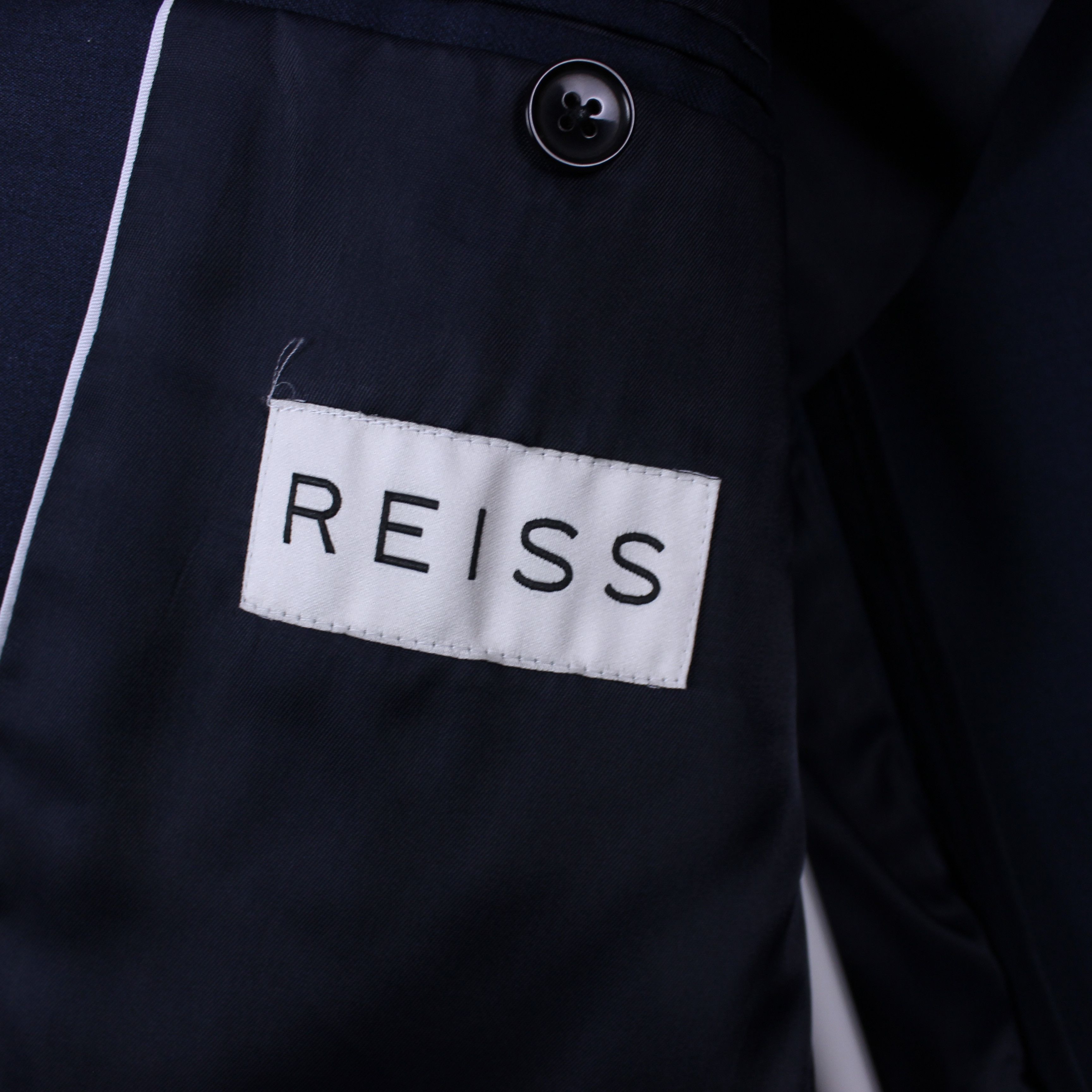 Reiss Reiss blazer men wool 38 inch 32 waist gray blue Size 38R - 6 Thumbnail