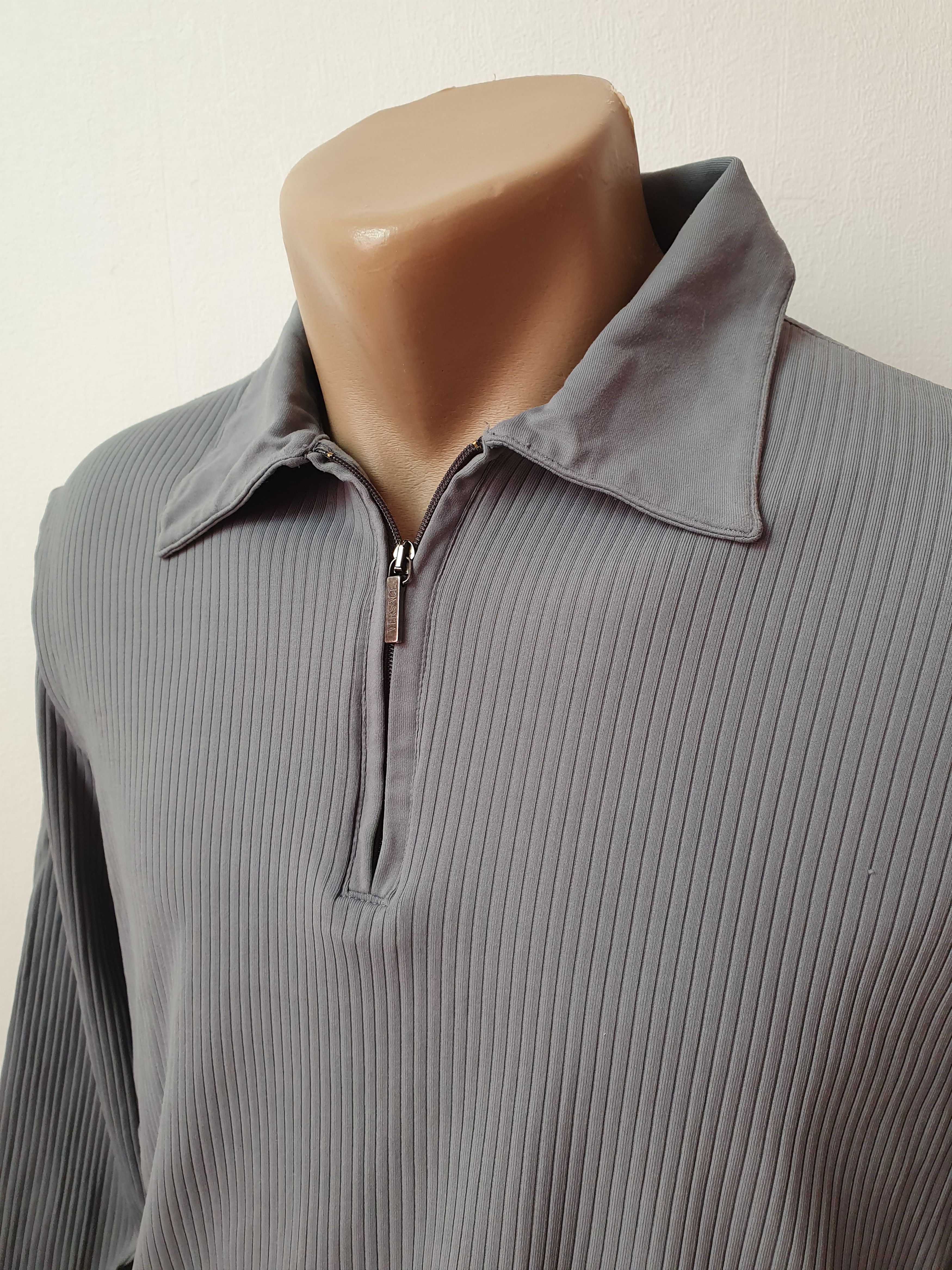 Versace Versace Classic V2 Gray Sweater Gianni Versace long sleeve Size US L / EU 52-54 / 3 - 2 Thumbnail