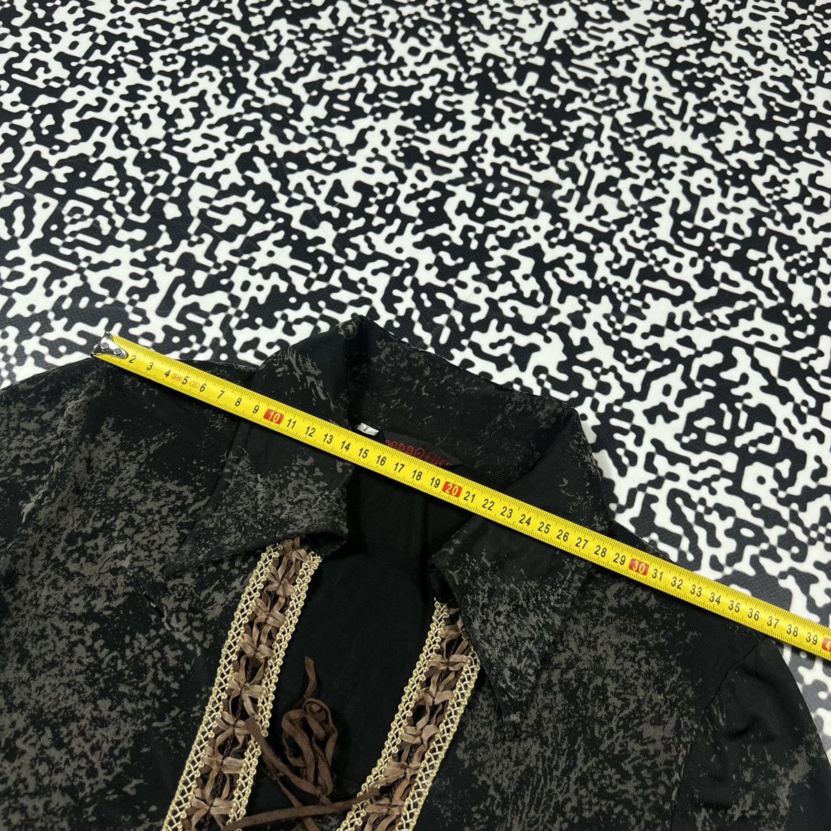 Japanese Brand Vintage Y2K Japanese Front Lace Up Napoleon 90s Style Shirt Size L / US 10 / IT 46 - 16 Thumbnail