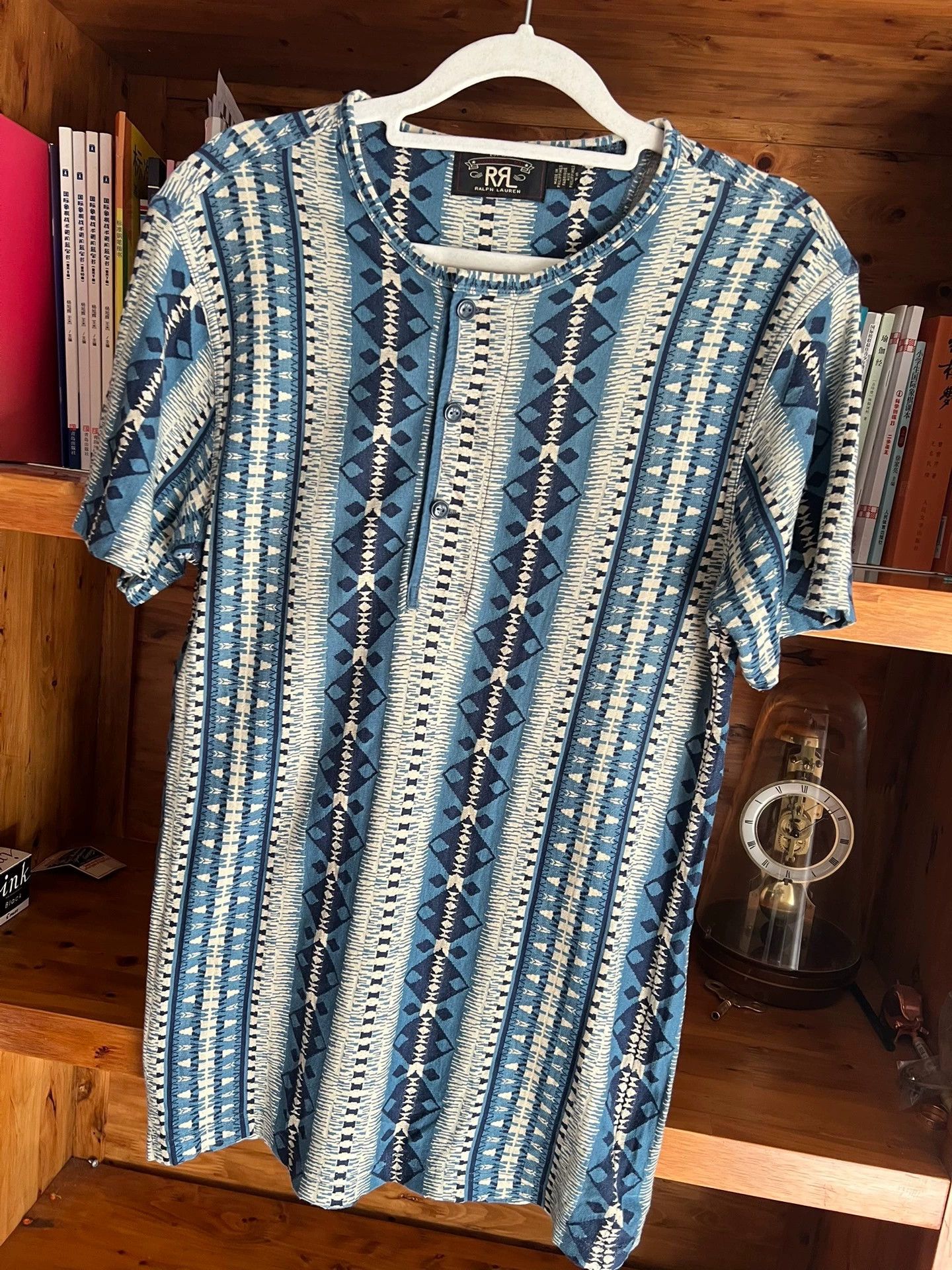 RRL Ralph Lauren RRL Vintage Southwest Henley SS T S Mint Size US S / EU 44-46 / 1 - 3 Thumbnail