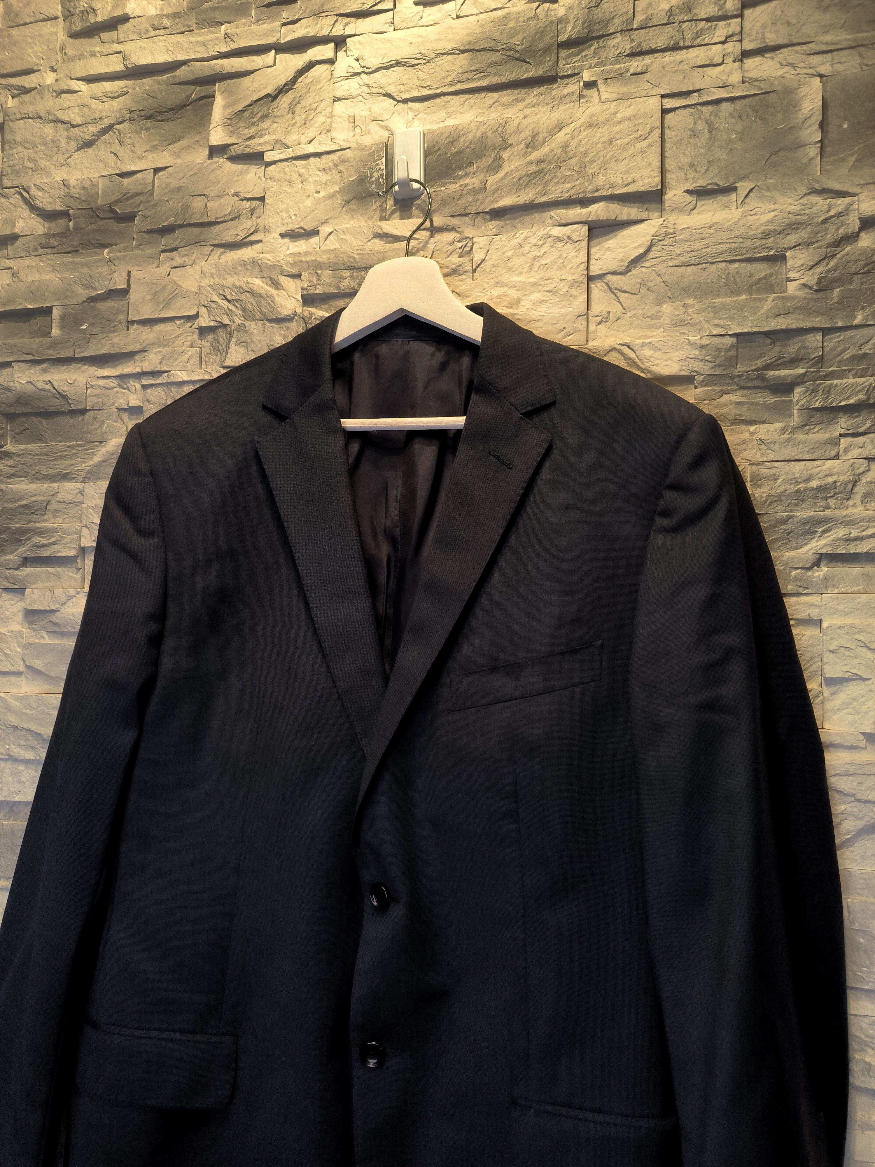 Ermenegildo Zegna × Z Zegna Z Zegna Suit Jacket Black Wool Size 54L - 2 Thumbnail