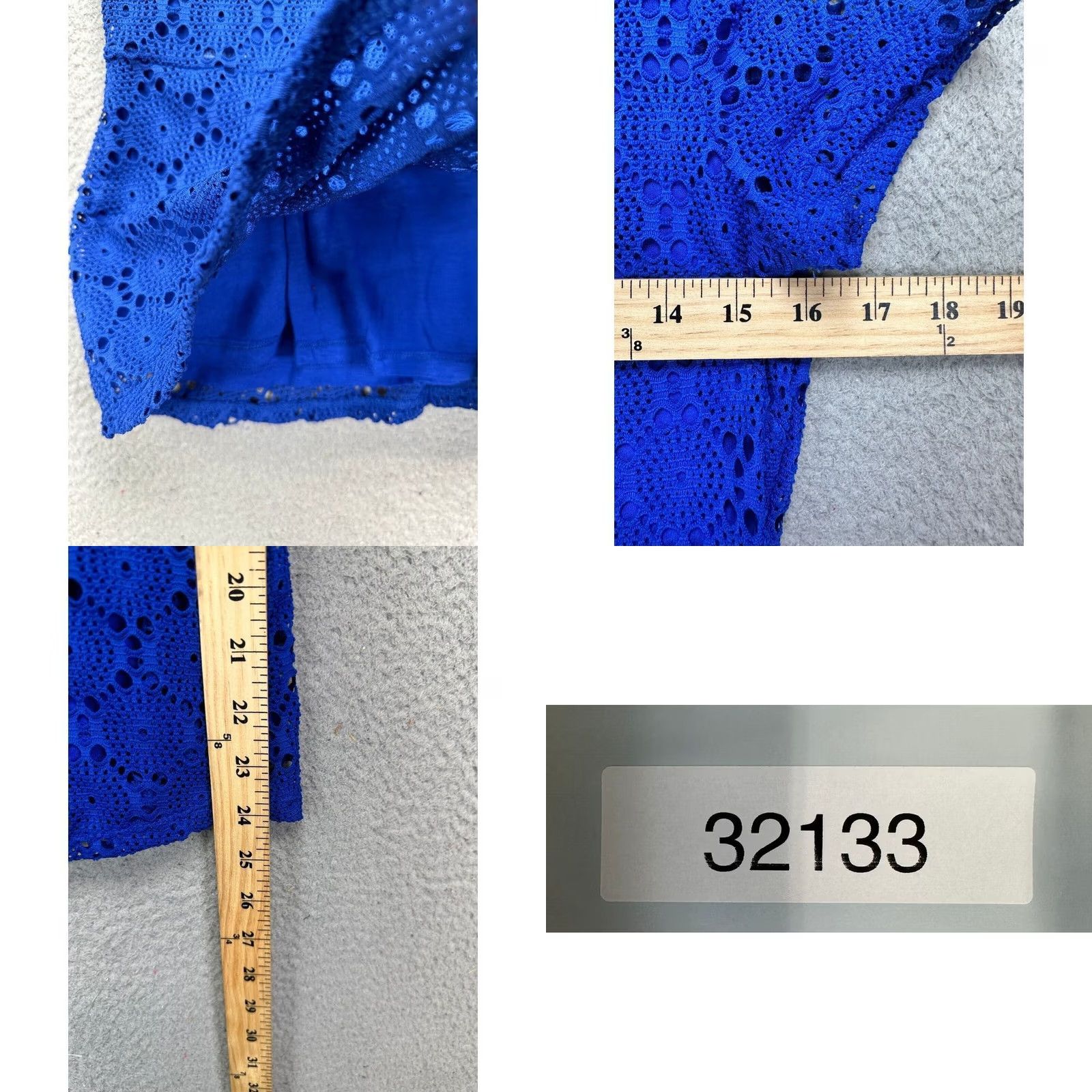 Banana Republic Banana Republic Blouse Shirt Womens 2 Blue Lace Top Stretch Casual Ladies NEW Size XS / US 0-2 / IT 36-38 - 8 Thumbnail