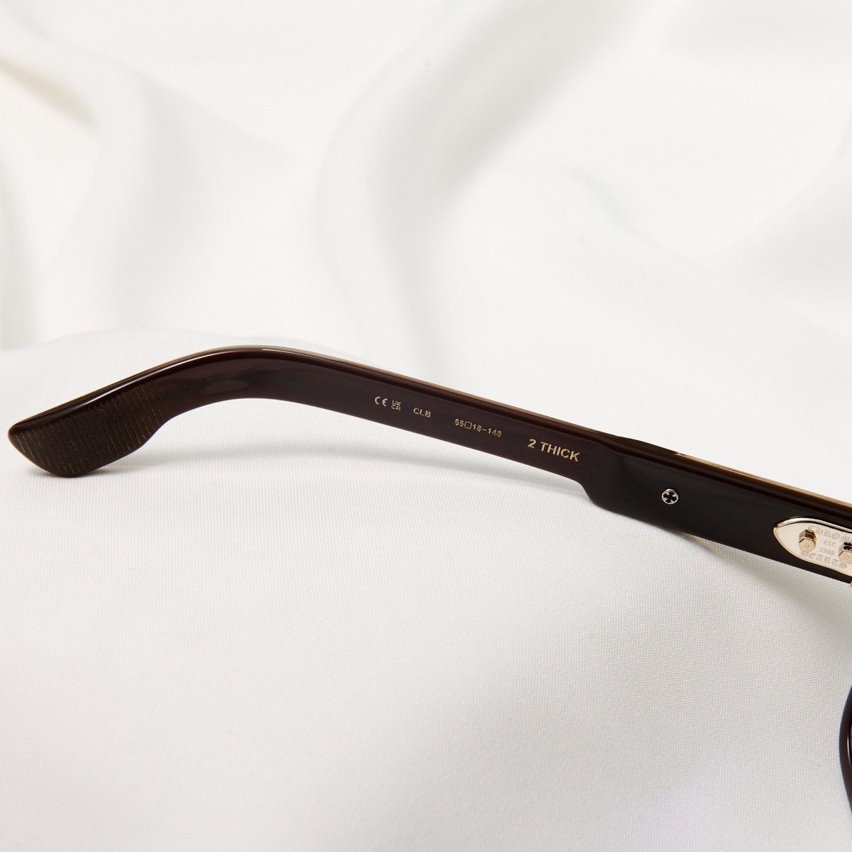 Chrome Hearts CHROME HEARTS 2 THICK CLASSIC BROWN GLASSES Size ONE SIZE - 5 Thumbnail