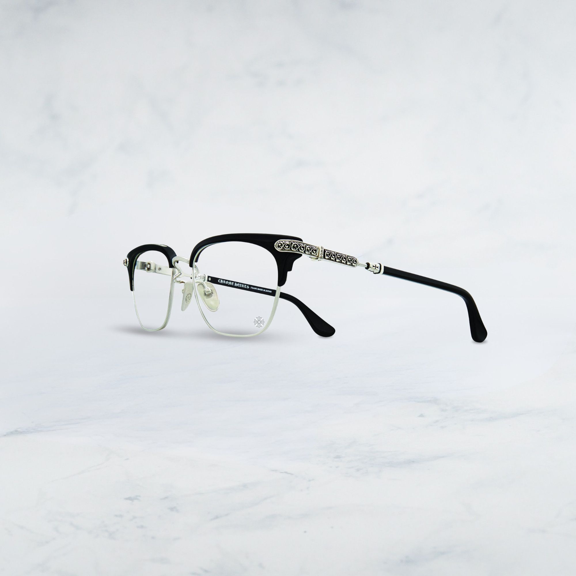 Chrome Hearts CHROME HEARTS VERTICAL SMILE II Black Shiny Silver Size ONE SIZE - 1 Thumbnail