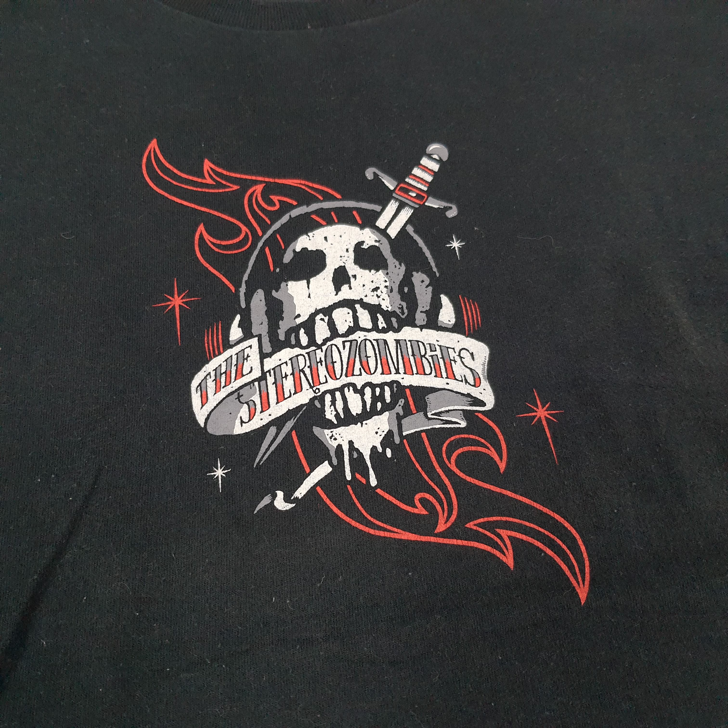 Band Tees × Vintage Vintage The Stereozombies Skull Music Tees Size US M / EU 48-50 / 2 - 2 Thumbnail