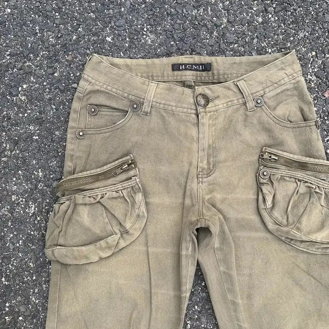 Hysteric Glamour 💥STEALS💥 3D POCKET UTILITY JAPANESE VINTAGE TROUSERS CARGO Size US 27 - 4 Thumbnail