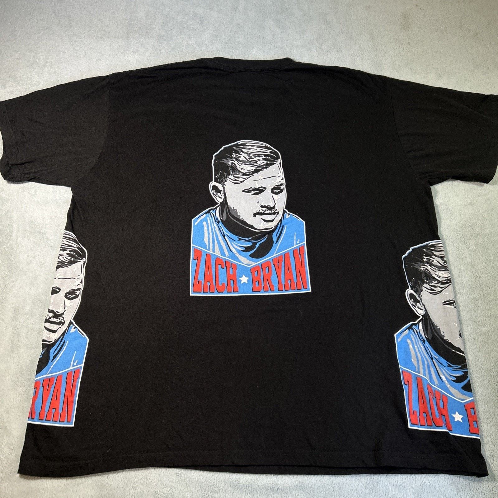 Junk Food Zach Bryan Shirt Men XL Band Music Tour Merchandise AOP Side Size US XL / EU 56 / 4 - 2 Thumbnail