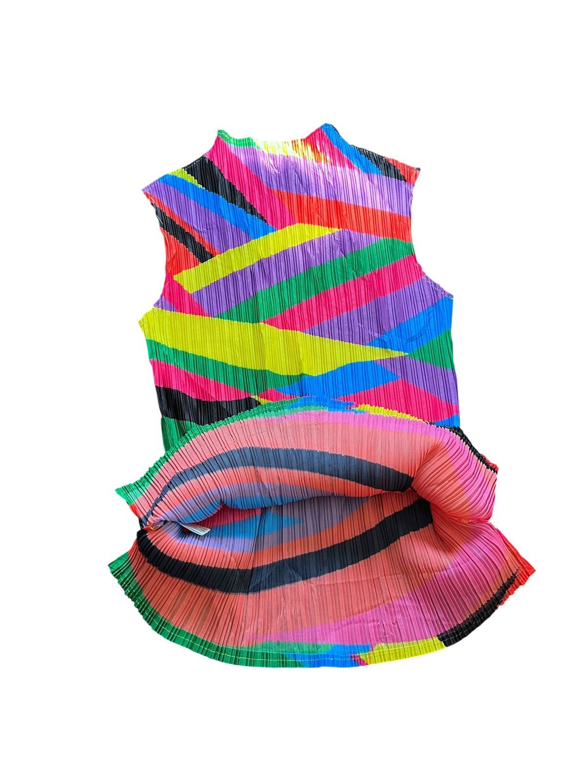 Japanese Brand Pleats Tank top Like Pleats please Colorfull Size US M / EU 48-50 / 2 - 4 Thumbnail