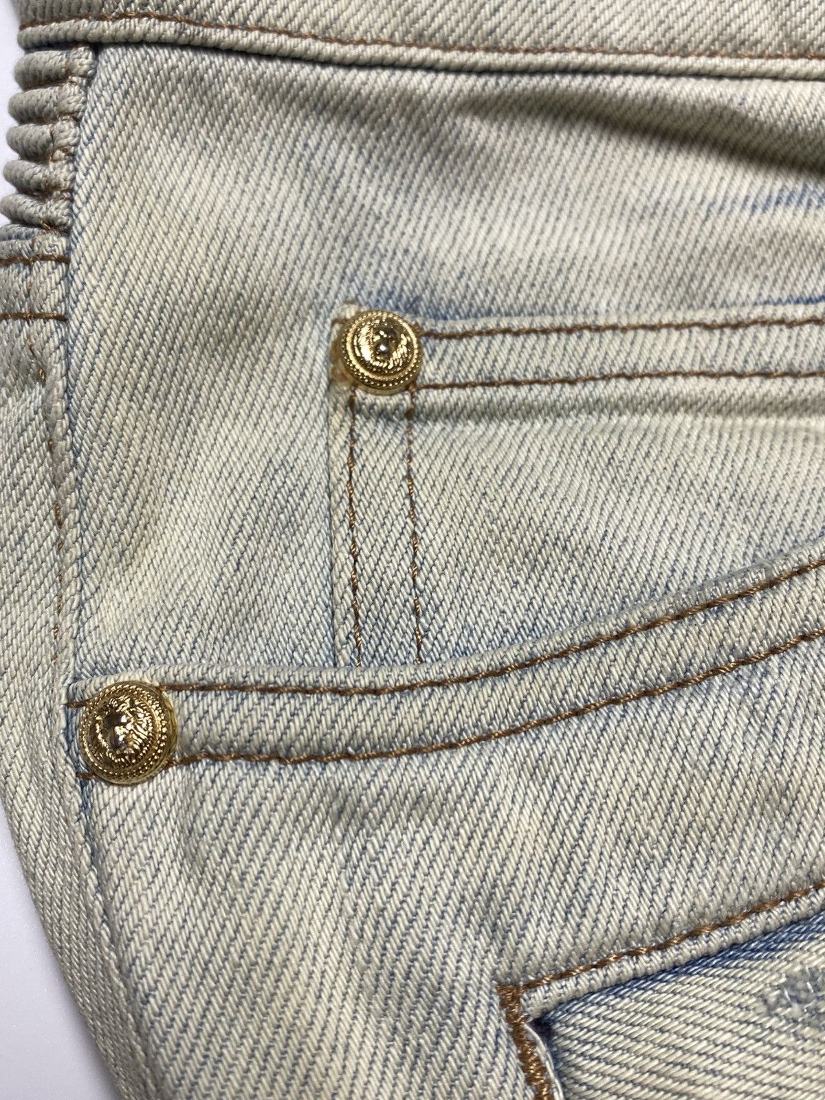 Balmain Balmain - Ankle Zip Biker Jeans Size US 30 / EU 46 - 18 Thumbnail