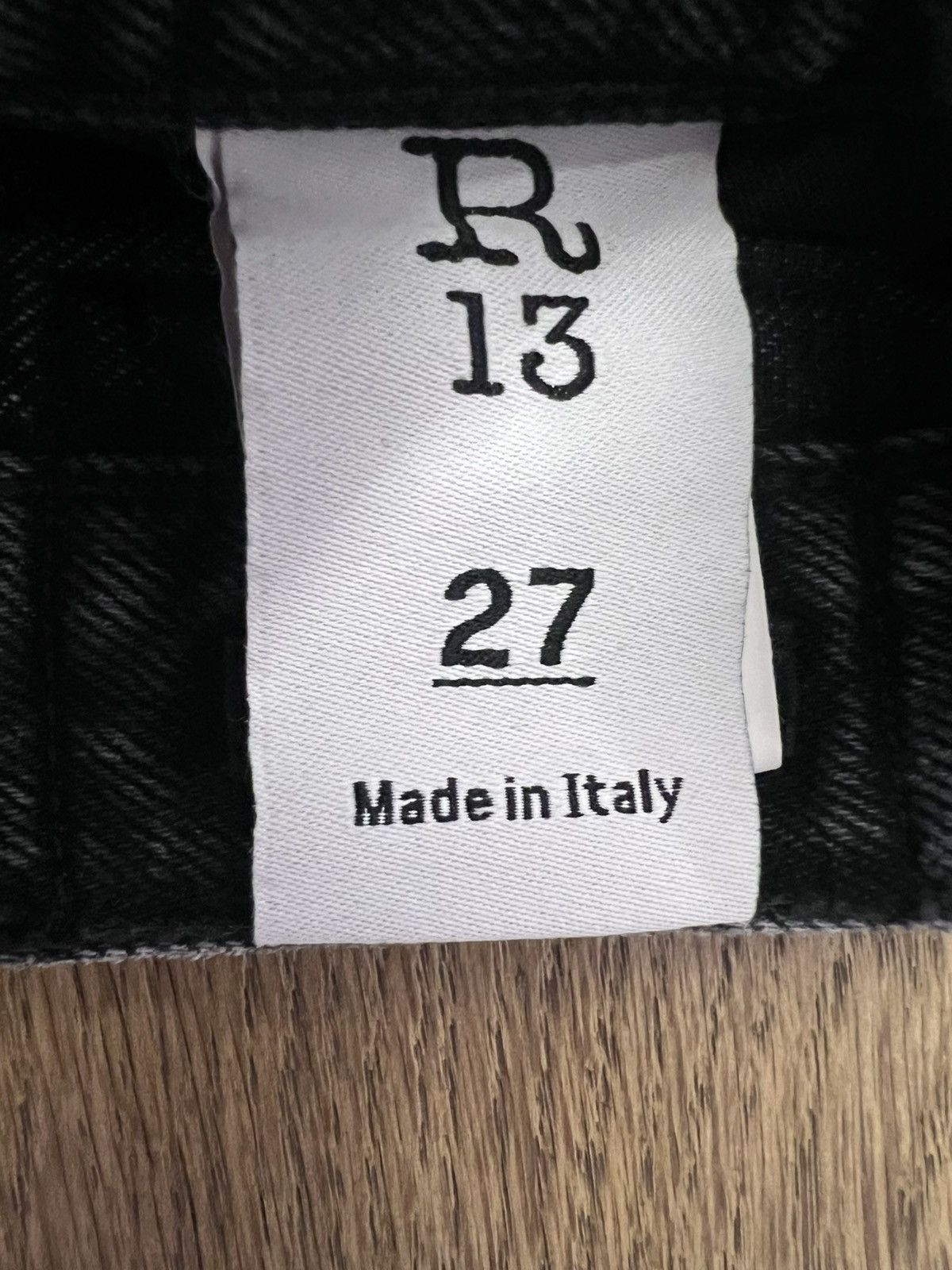 R13 R13 Zip off slim jeans / RP.1199€ Size 27" / US 4 / IT 40 - 14 Thumbnail