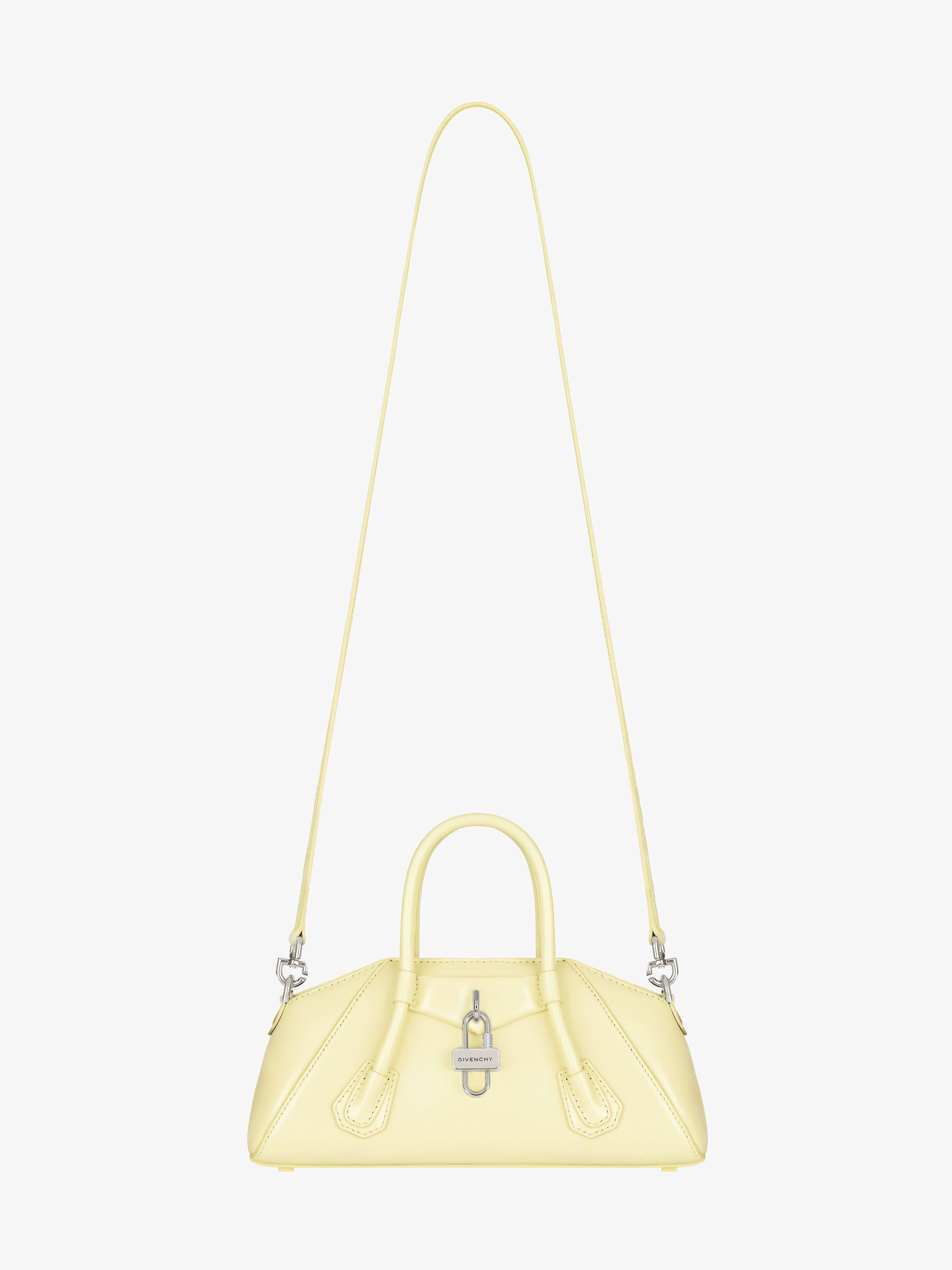 Givenchy o1srvl11e0225 Size: OS / Mini Antigona Bag in Light Yellow Size ONE SIZE - 4 Thumbnail