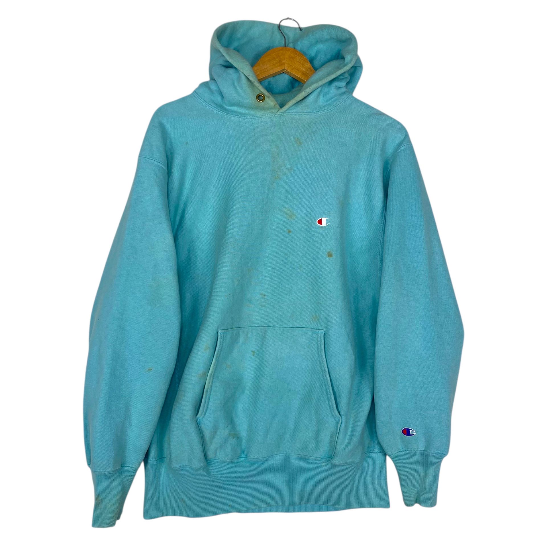 Champion 💥 90s CHAMPION REVERSE WEAVE HOODED PULLOVER Size US L / EU 52-54 / 3 - 1 Thumbnail
