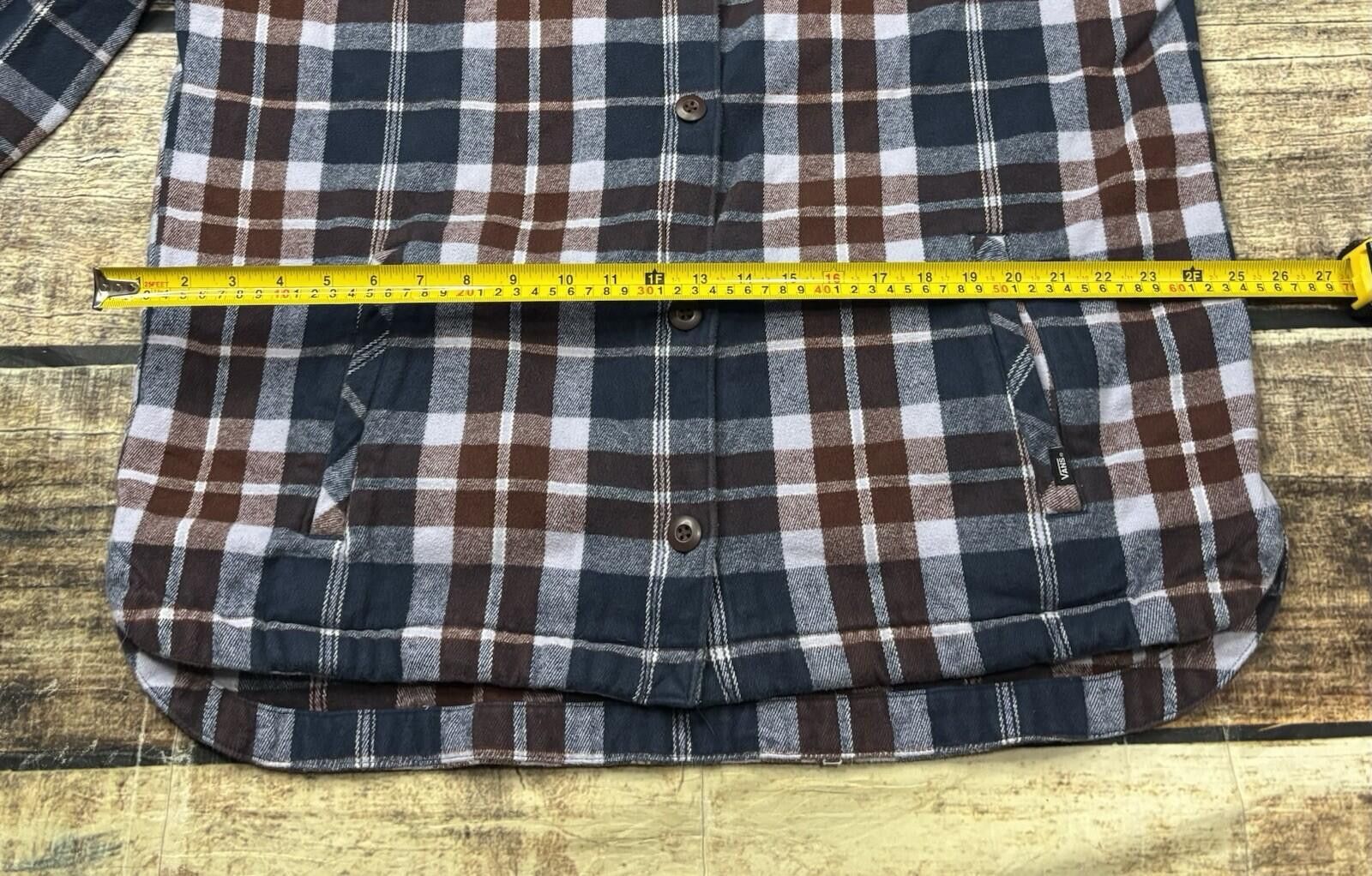 Vans Vans Shacket Men XL Flannel Thick Pocket Cotton Shirt Jacket Size US XL / EU 56 / 4 - 10 Thumbnail