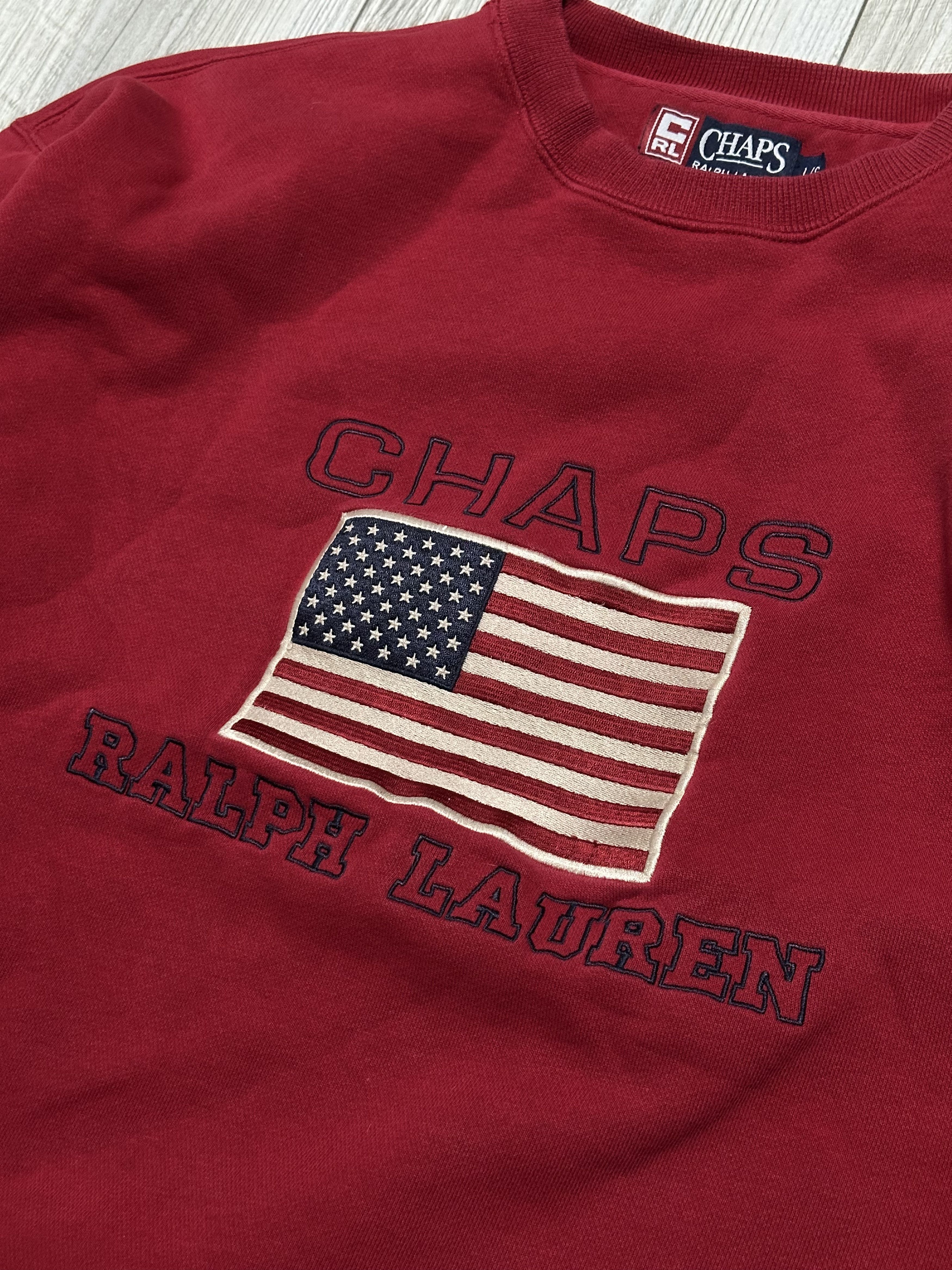Chaps Ralph Lauren Vintage Chaps Ralph Lauren Crewneck Sweatshirt Size L Size US L / EU 52-54 / 3 - 2 Thumbnail
