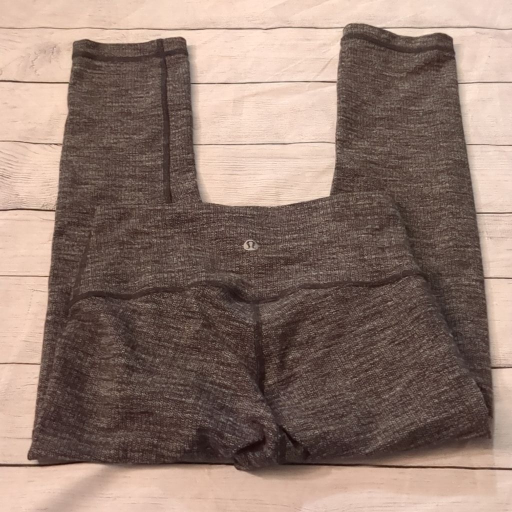 Lululemon Lululemon wunder under crop high rise leggings size 4 Size 27" / US 4 / IT 40 - 2 Thumbnail