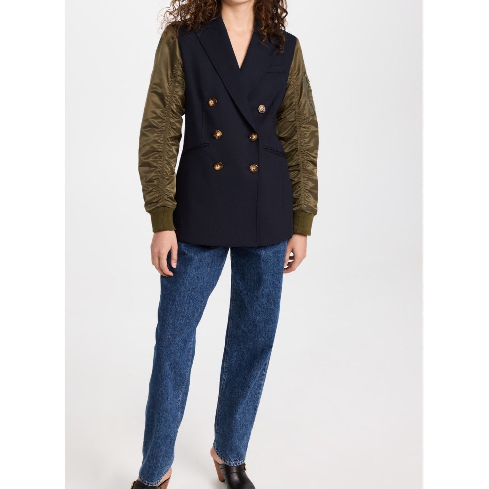 Veronica Beard Veronica Beard Clausen Dickey (Dickey Included) Double Brea Size XS / US 0-2 / IT 36-38 - 2 Thumbnail