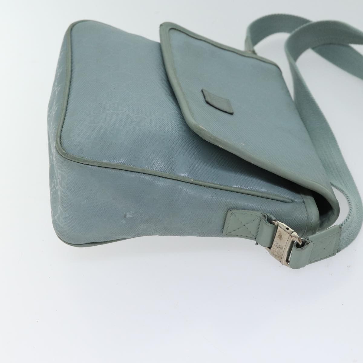 Gucci GUCCI GG Implementation Shoulder Bag Light Blue Size ONE SIZE - 4 Thumbnail