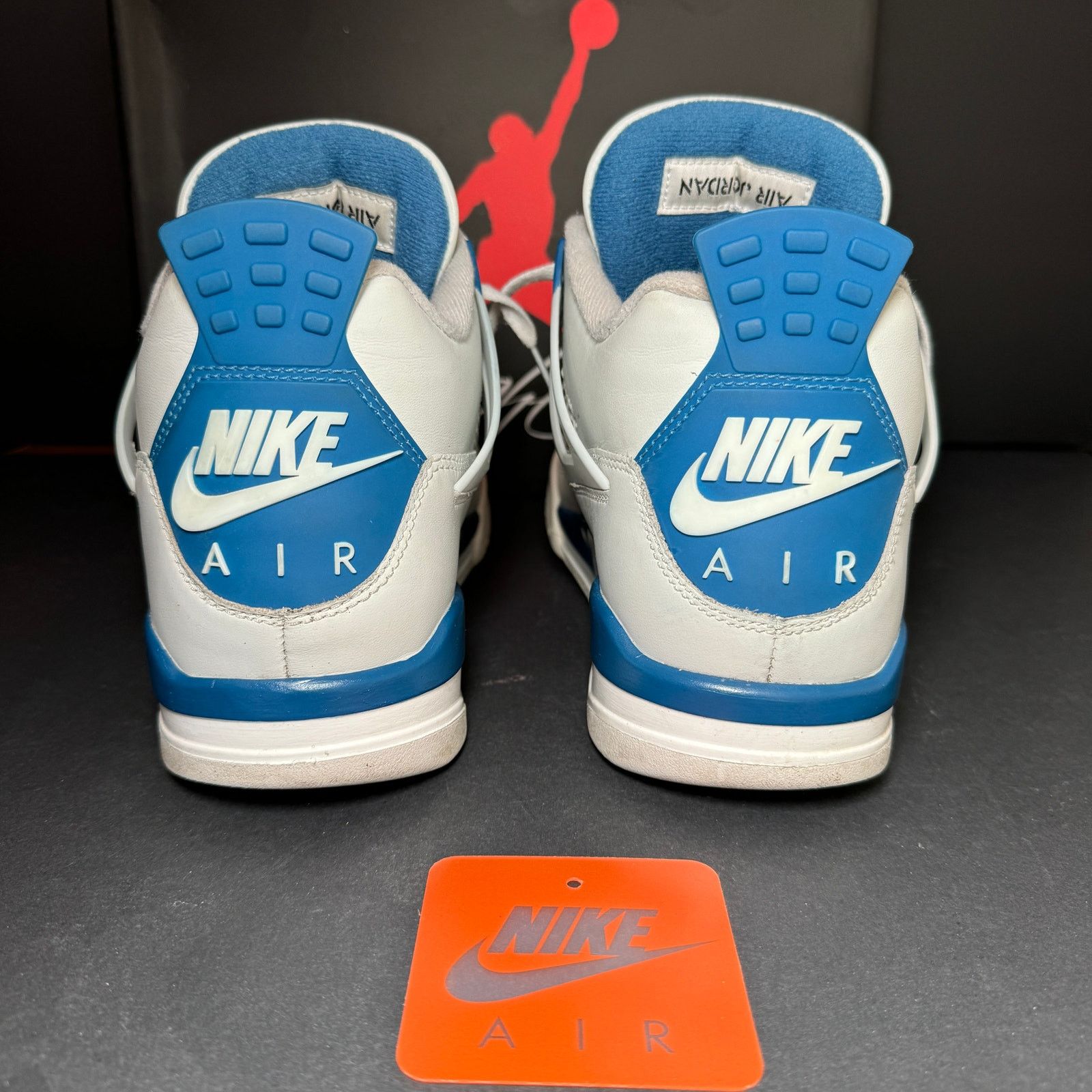 Jordan Brand × Nike Size 10.5 Air Jordan 4 Retro Military Blue 2024 Men's Shoes Size US 10.5 / EU 43-44 - 6 Thumbnail