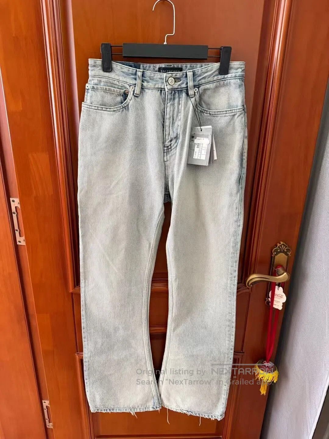 Balenciaga Balenciaga Distressed Hem Jeans M. Size US 32 / EU 48 - 1 Thumbnail