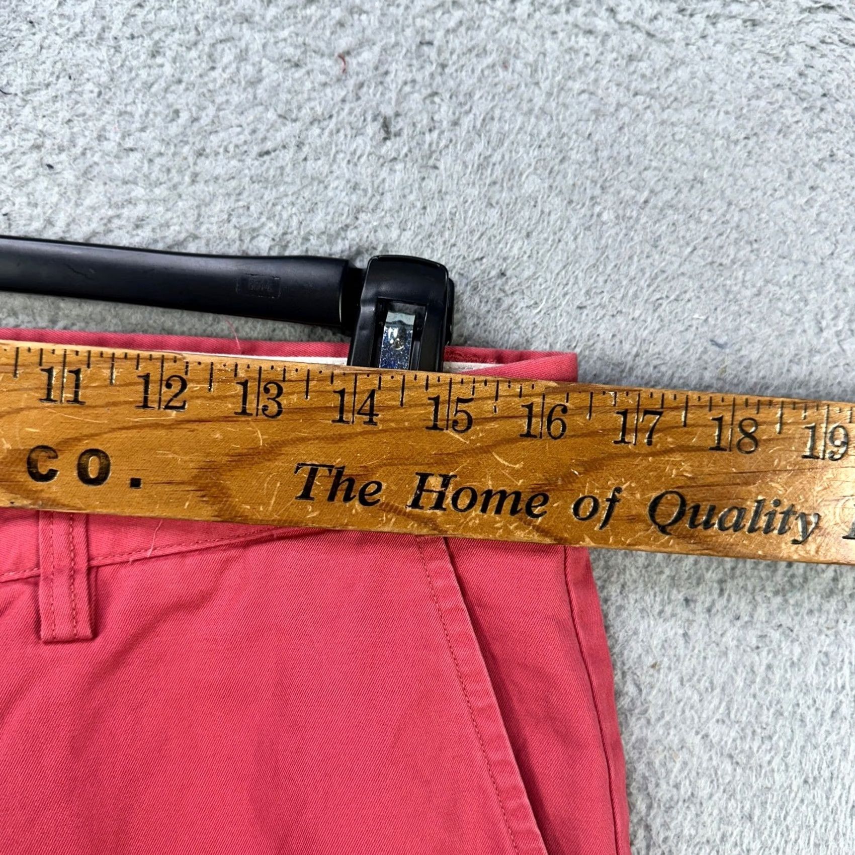 Polo Ralph Lauren Polo Ralph Lauren Pants Khaki Men 32X32 Pink Flat Front Straight Leg Pony Cotton Knit Casual Size US XS / EU 42 / 0 - 7 Thumbnail