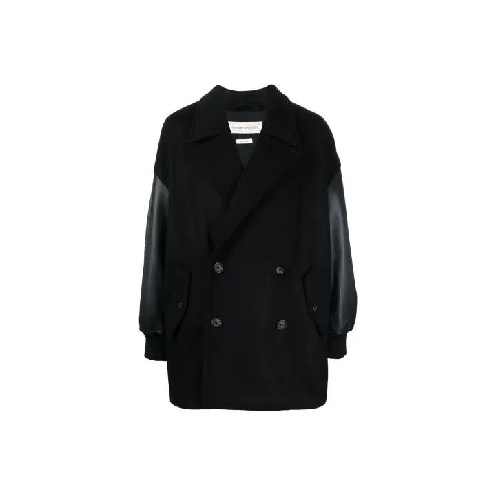 Alexander McQueen Alexander McQueen Black Double Breasted Jacket 0079 Size US L / EU 52-54 / 3 - 1 Thumbnail