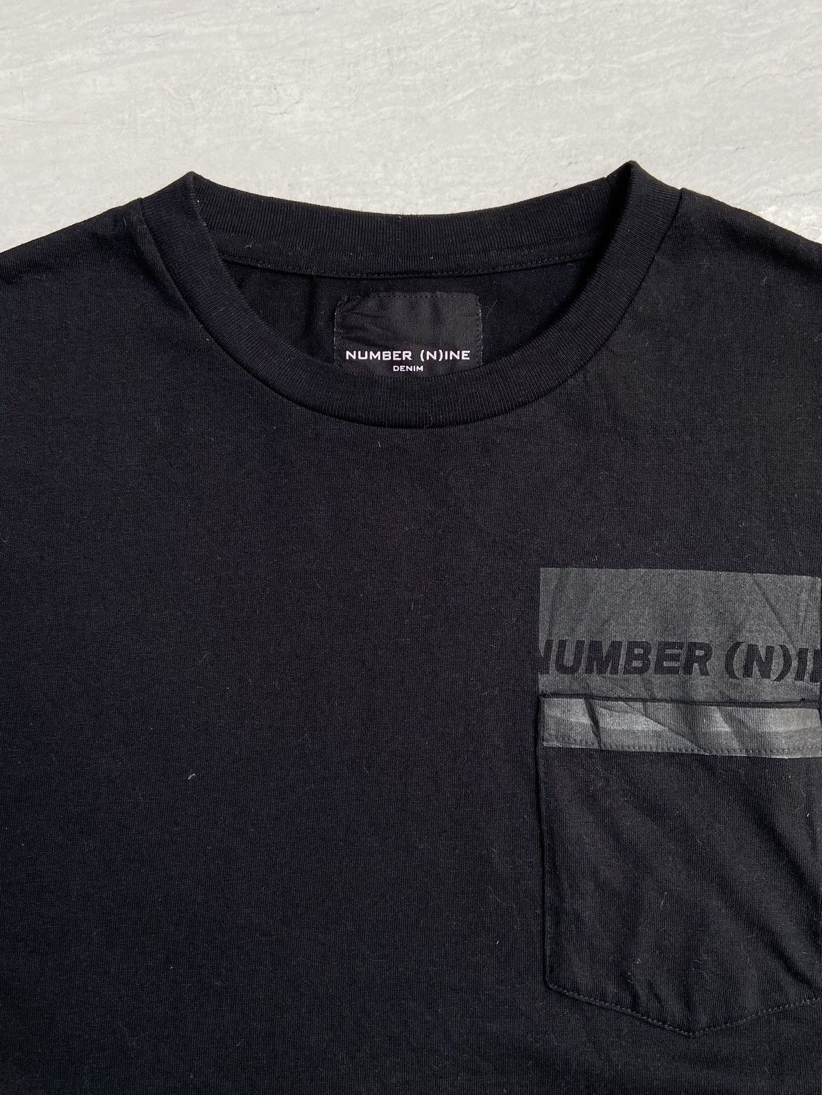 Number (N)ine NUMBER NINE Black T-Shirt Size US S / EU 44-46 / 1 - 4 Thumbnail