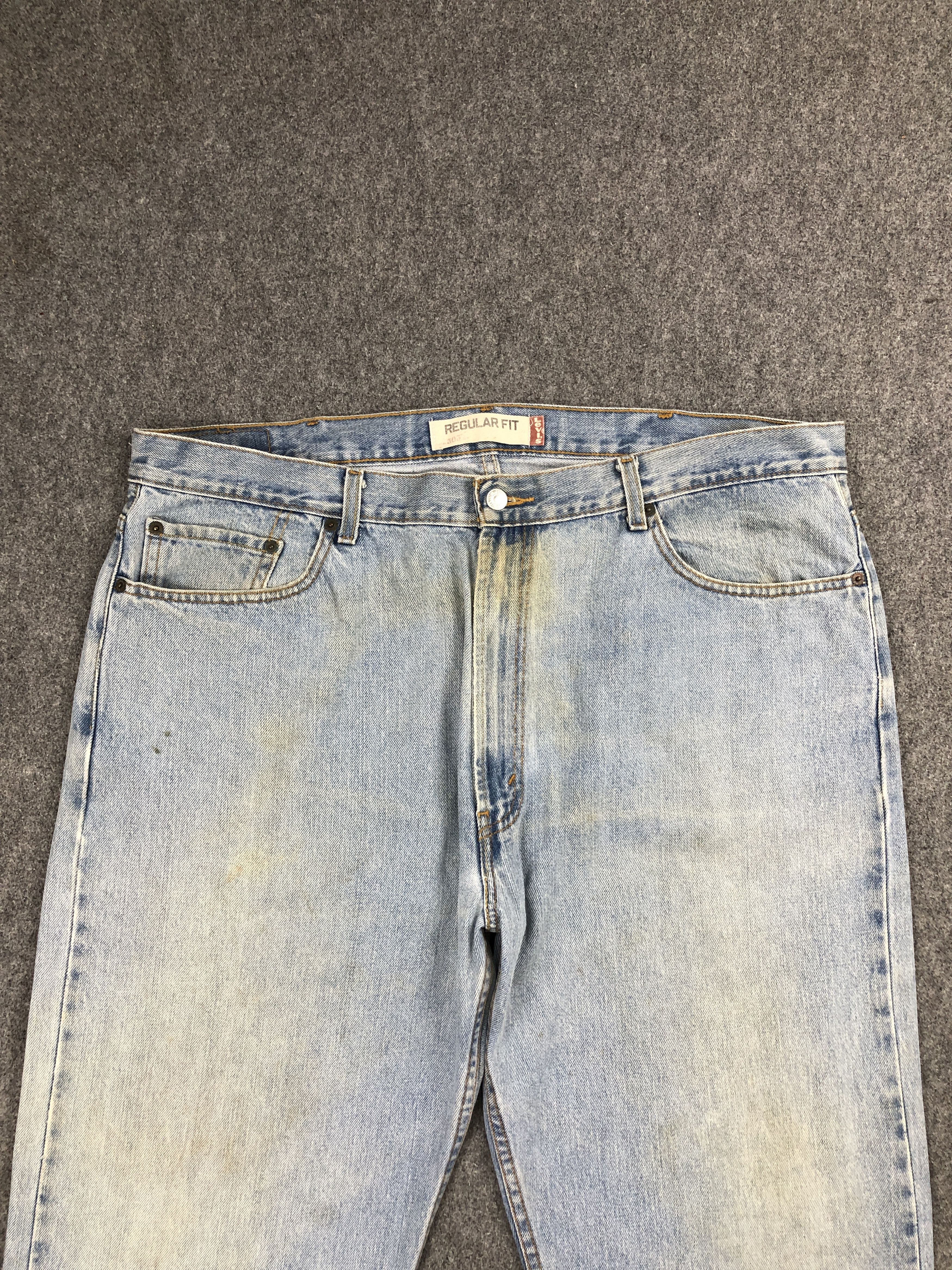 Levi's Vintage Levis 505 Light Wash Jeans DP2446 Size US 41 - 2 Thumbnail