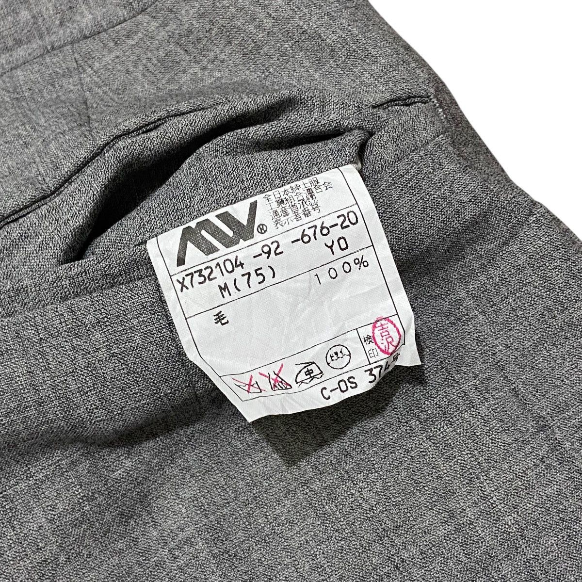Yohji Yamamoto A.A.R Yohji Yamamoto D’Urban Pants Grey Size US 27 - 13 Thumbnail