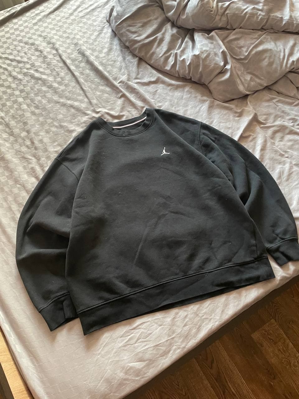 Jordan Brand Vintage Jordan Hoodie Sweatshirt Large Black XL rare Nike Size US XXL / EU 58 / 5 - 2 Thumbnail