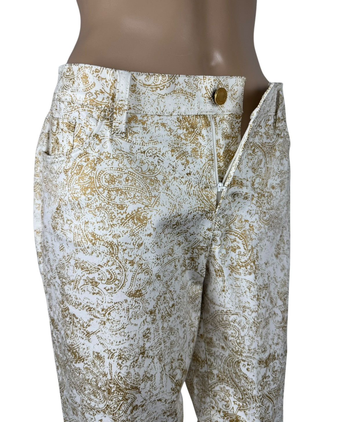 Lauren Ralph Lauren Lauren Ralph Lauren Chino Pants Gold Paisley Printed size 10 Size 32" / US 10 / IT 46 - 9 Thumbnail