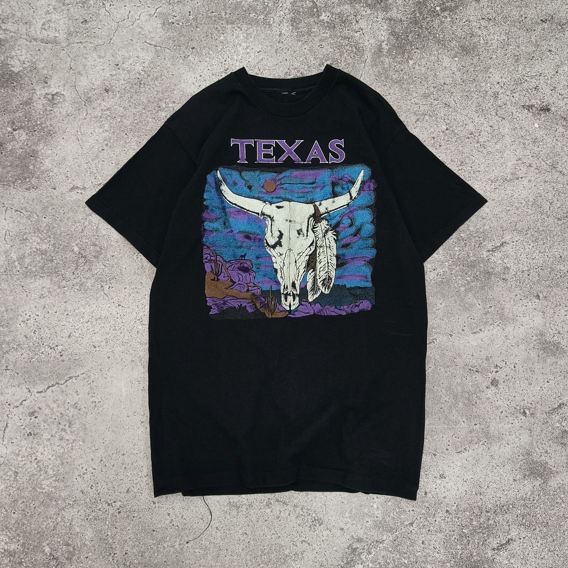 Japanese Brand × Vintage CRAZY 90s Texas LongHorns Vintage Tee Size US L / EU 52-54 / 3 - 1 Thumbnail