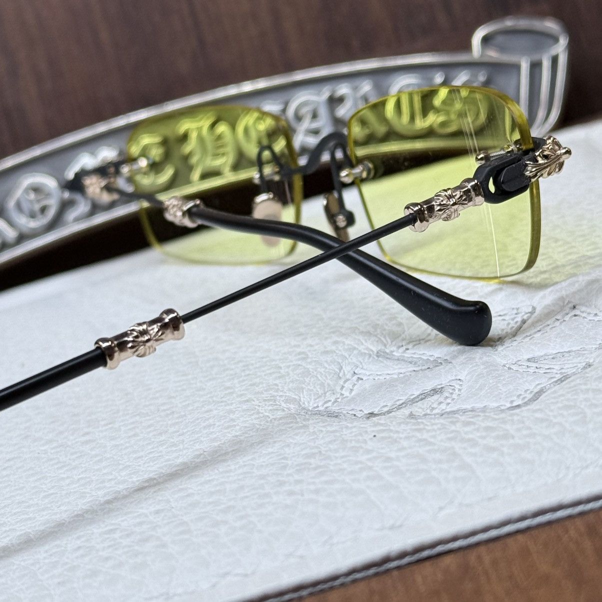 Chrome Hearts Chrome Hearts PILLS III 1/1 Sunglasses Size ONE SIZE - 9 Thumbnail