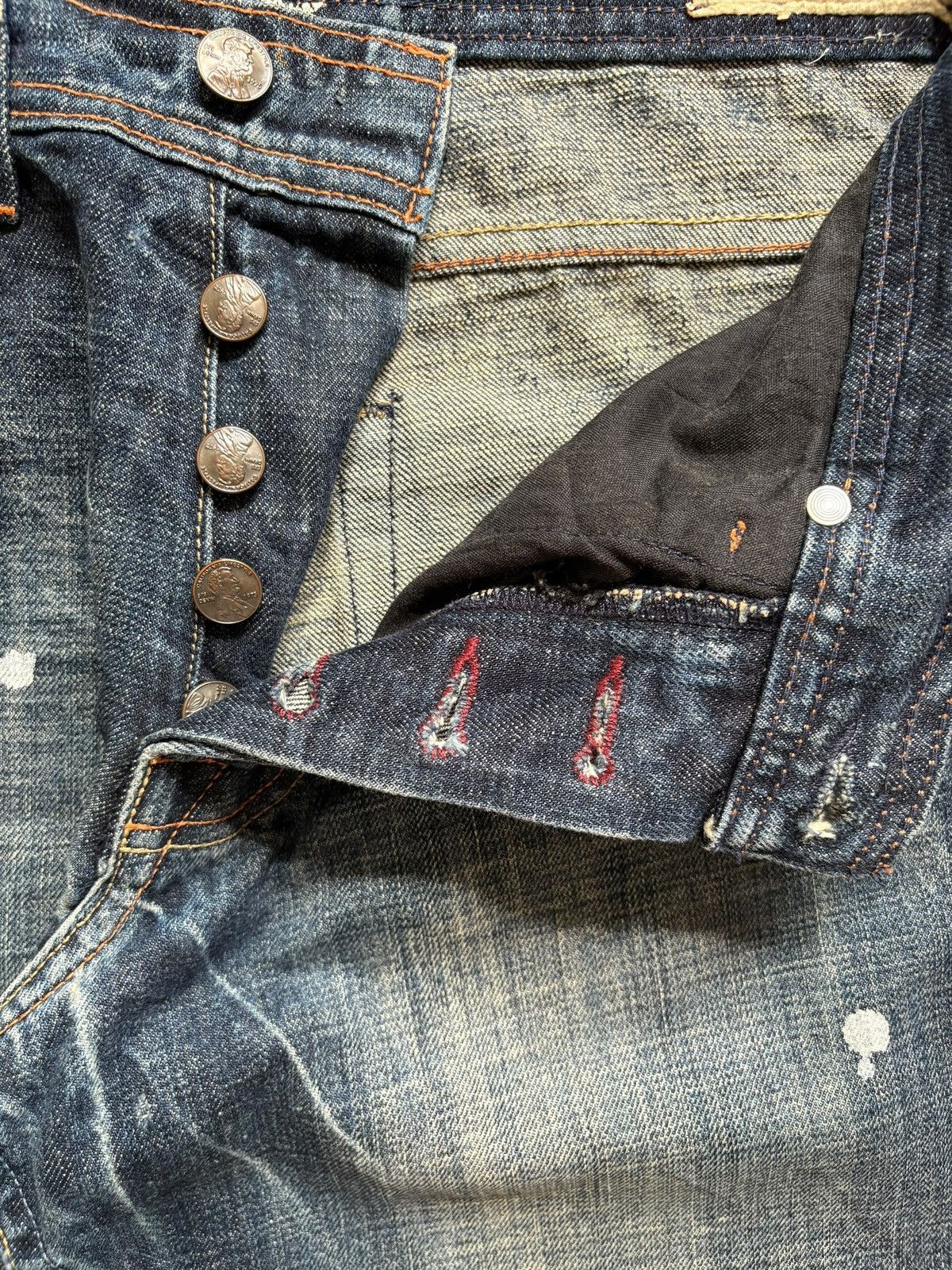 Other Vintage 575 Painted Mud Wash Patch Distress Baggy Jeans Size US 29 - 3 Thumbnail