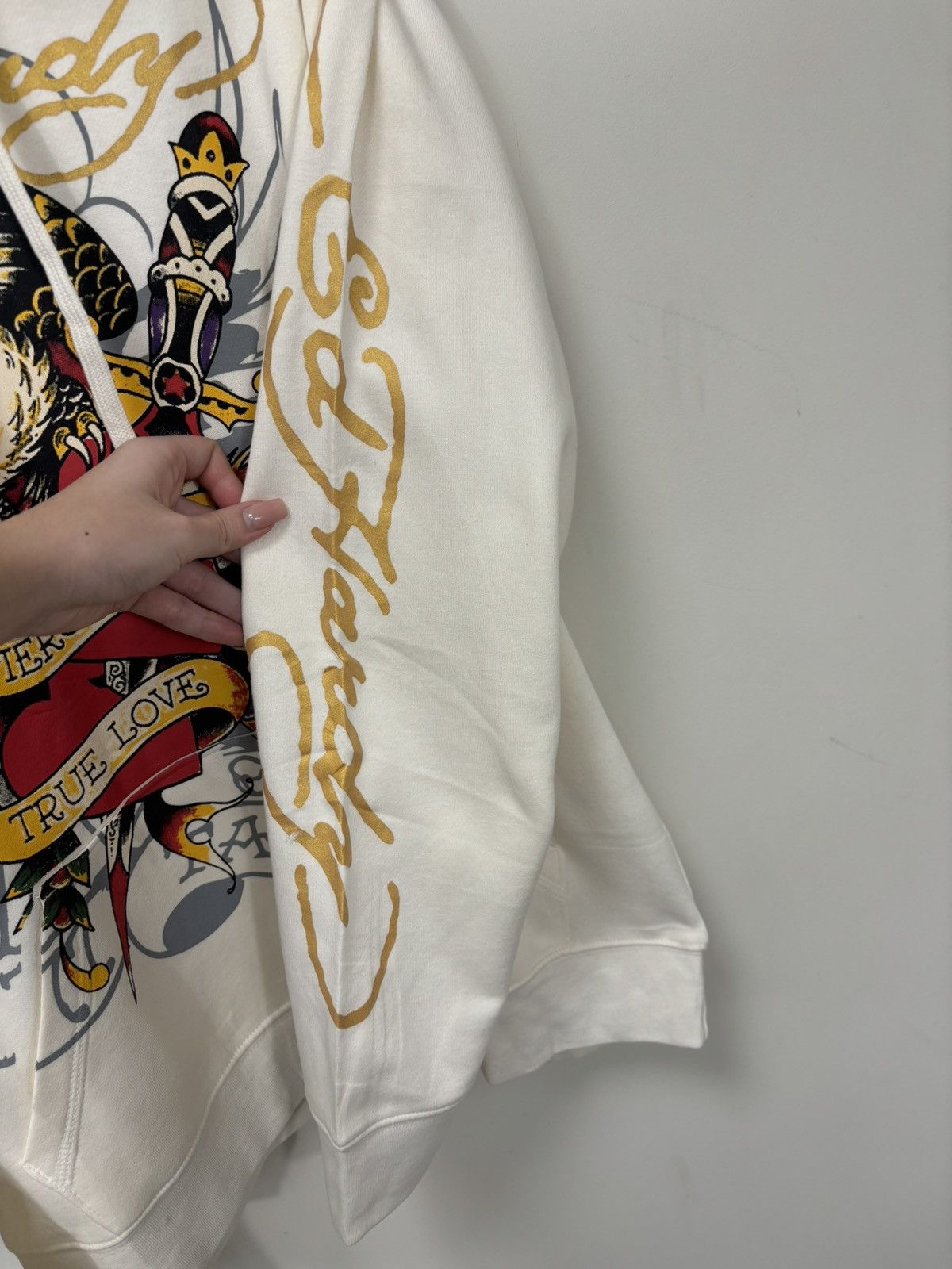 Christian Audigier Ed Hardy Christian Audigier Tattoo Heart Logo Hype Hoodie Size US M / EU 48-50 / 2 - 9 Thumbnail