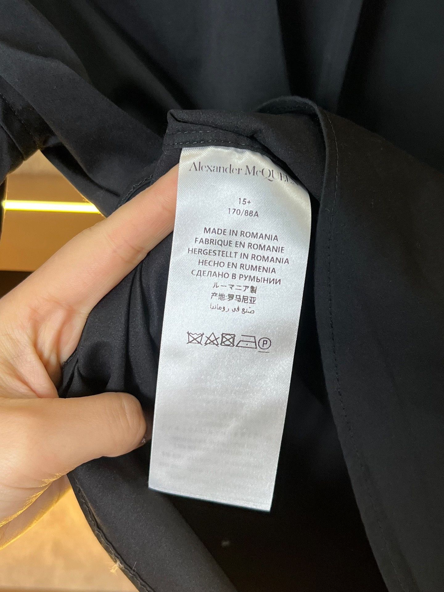 Alexander McQueen Alexander McQueen Slogan Shirt Size US M / EU 48-50 / 2 - 4 Thumbnail