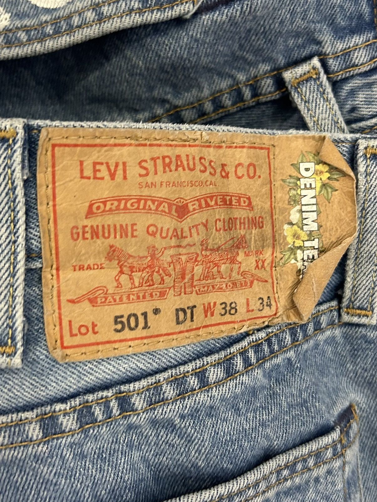 DENIM TEARS Levi's x Denim Tears The Cotton Wreath Jeans Size US 38 / EU 54 - 4 Thumbnail