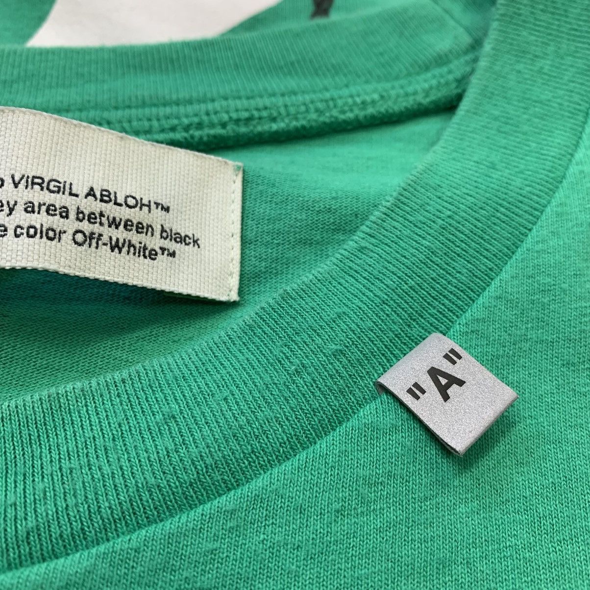 Off-White Off White Large Tee Fence Arrows Green T-Shirt Virgil Abloh Size US L / EU 52-54 / 3 - 6 Thumbnail