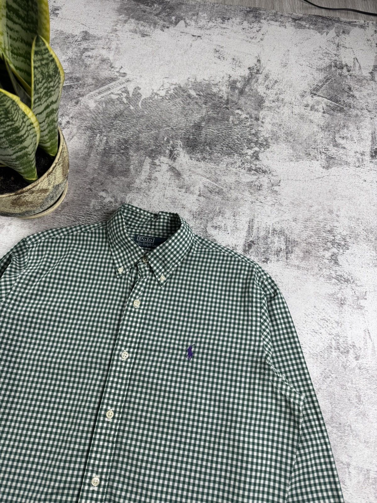 Polo Ralph Lauren Polo Ralph Lauren Checked Striped Longsleeve Button Shirt Size US M / EU 48-50 / 2 - 7 Thumbnail
