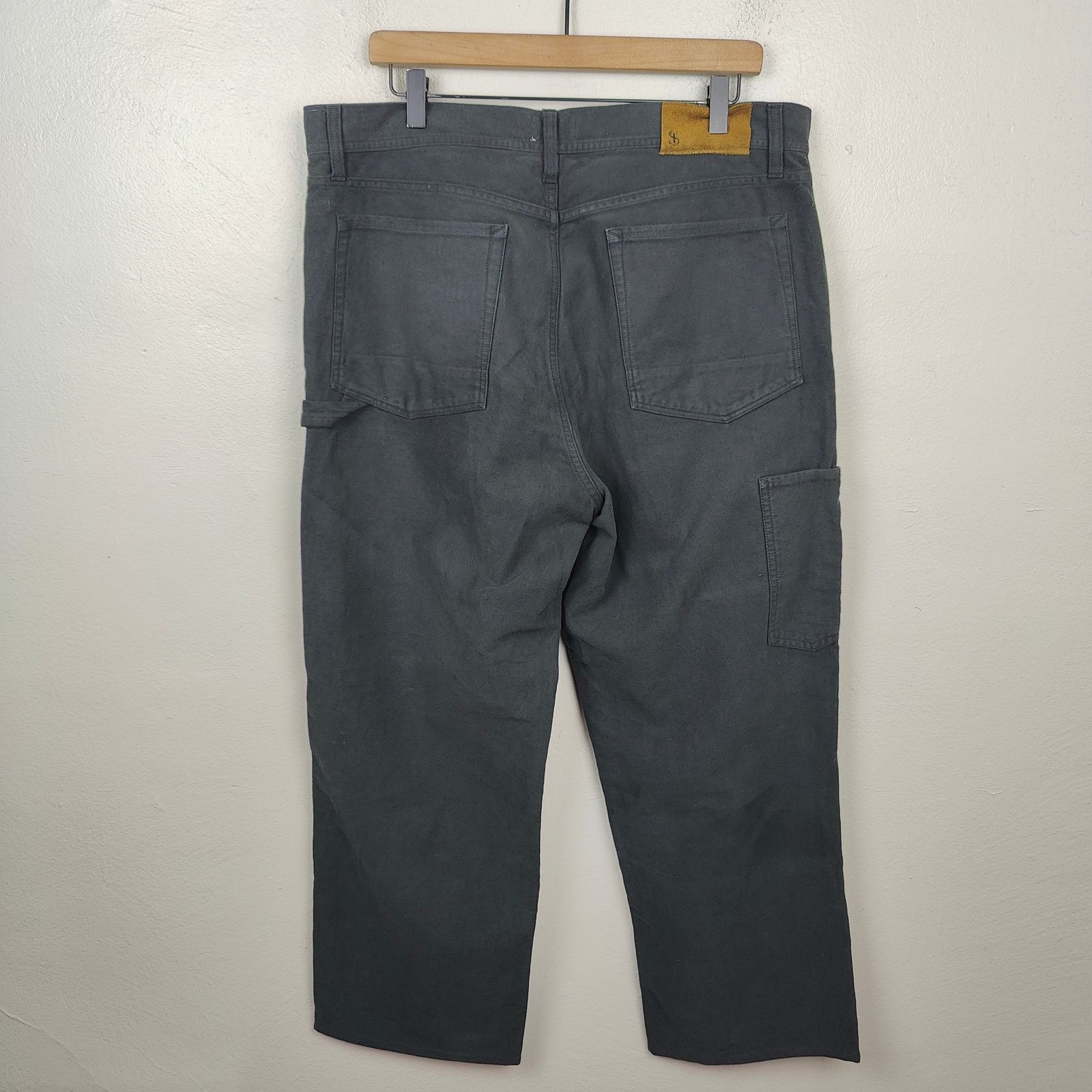 Todd Snyder Todd Snyder Relaxed Fit Carpenter Jeans Womens 34x34 Black Size US 34 / EU 50 - 8 Thumbnail