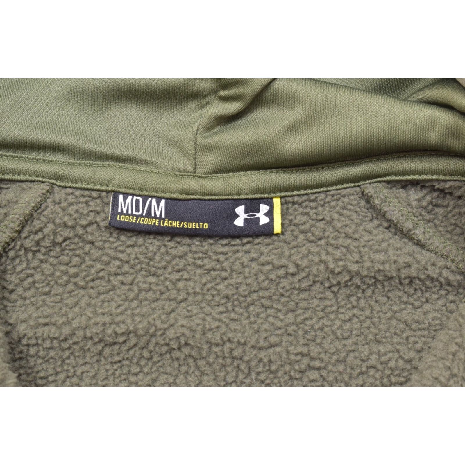 Under Armour Under Armour Storm Hoodie Women's M Olive Green Full Zip Fleece Lined Winter Casual Size M / US 6-8 / IT 42-44 - 8 Thumbnail