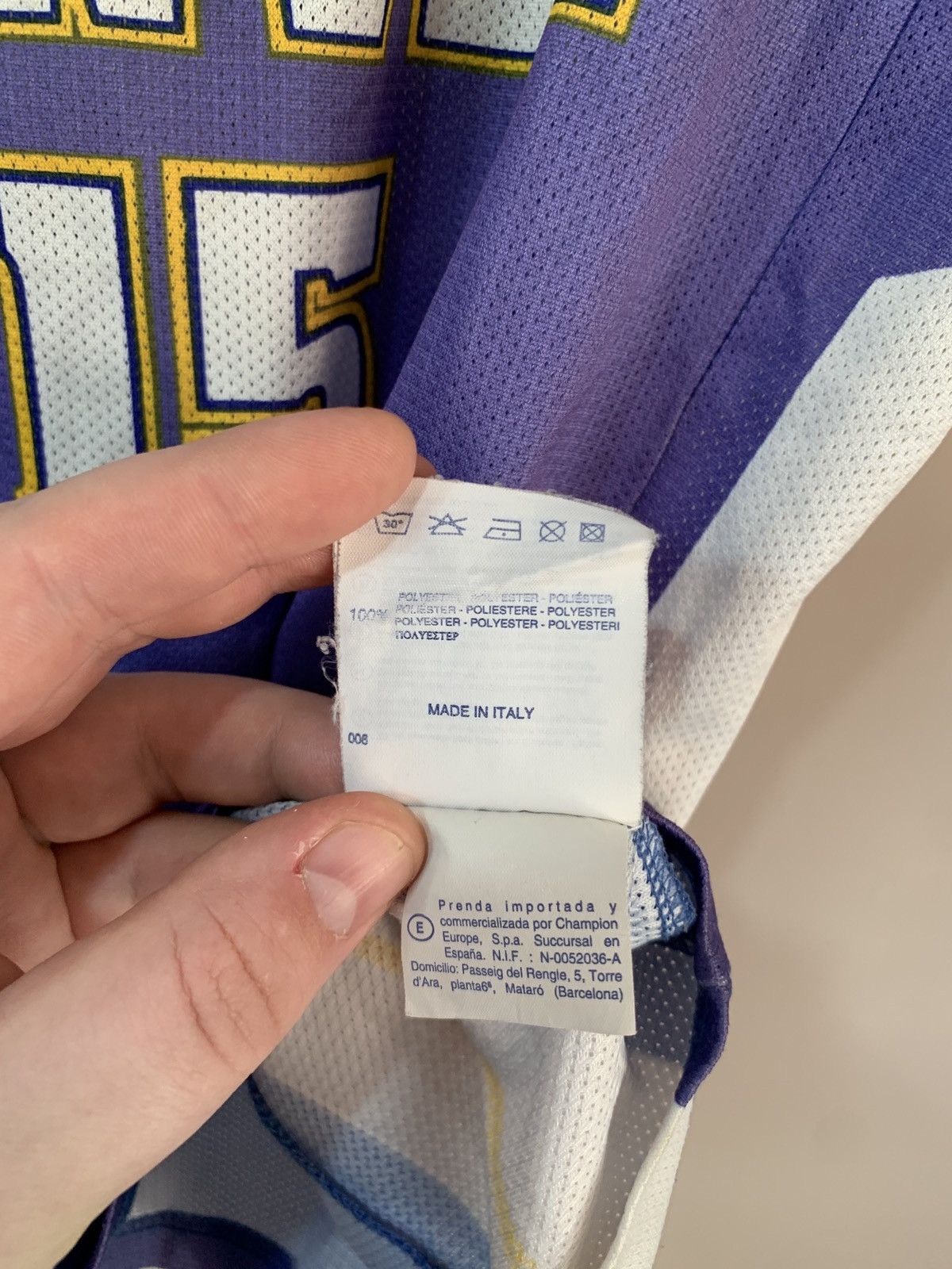 Champion × NBA × Vintage Denver Nuggets Basketball Jersey Vintage NBA ANTHONY #15 Size US S / EU 44-46 / 1 - 15 Thumbnail