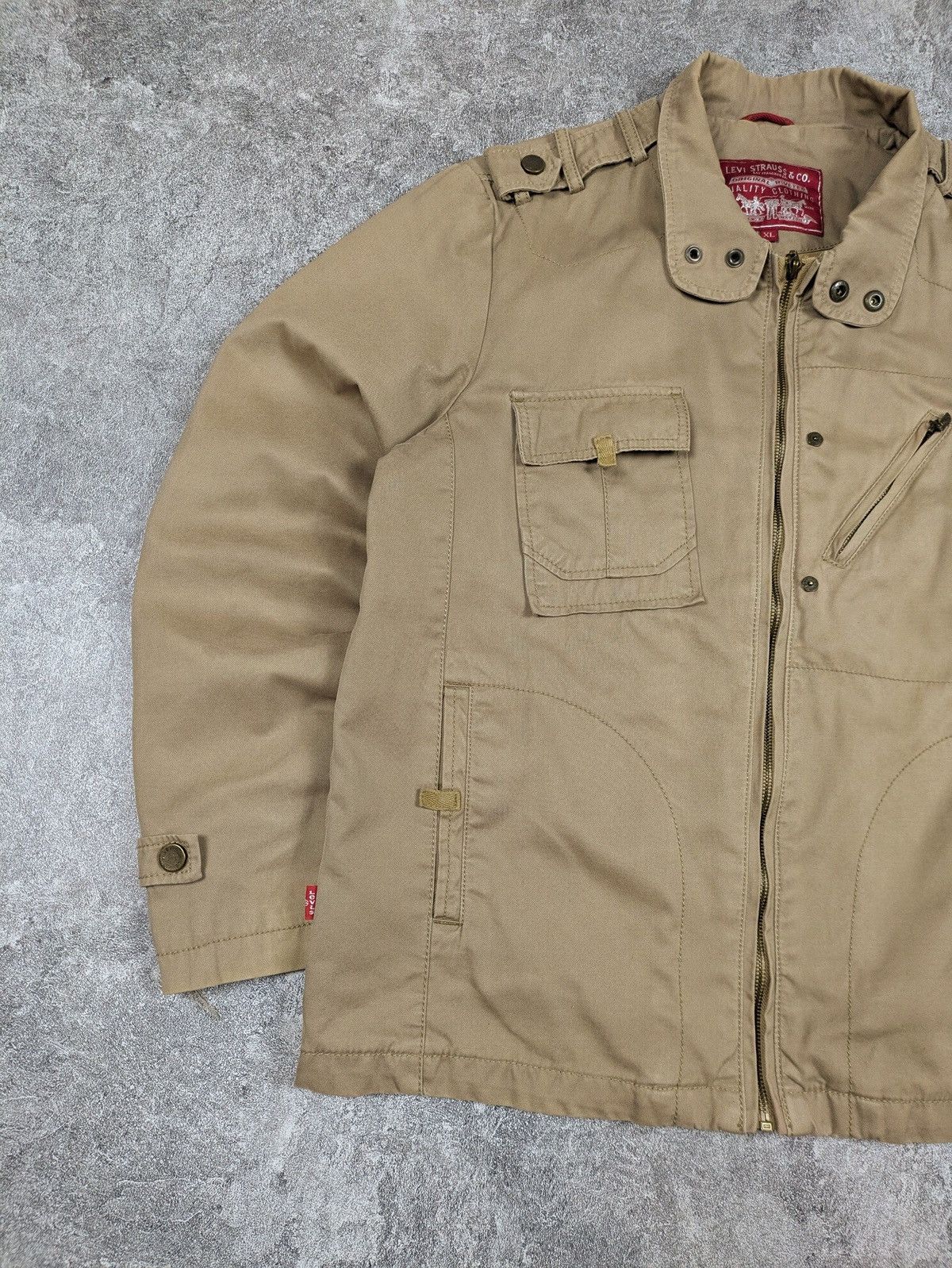 Levi's Vintage Levi’s Denim Workwear Military Jacket Size US XL / EU 56 / 4 - 3 Thumbnail