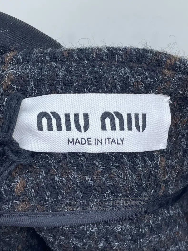 Miu Miu Miu Miu 38 Checked pleated miniskirt Size 37" - 5 Thumbnail