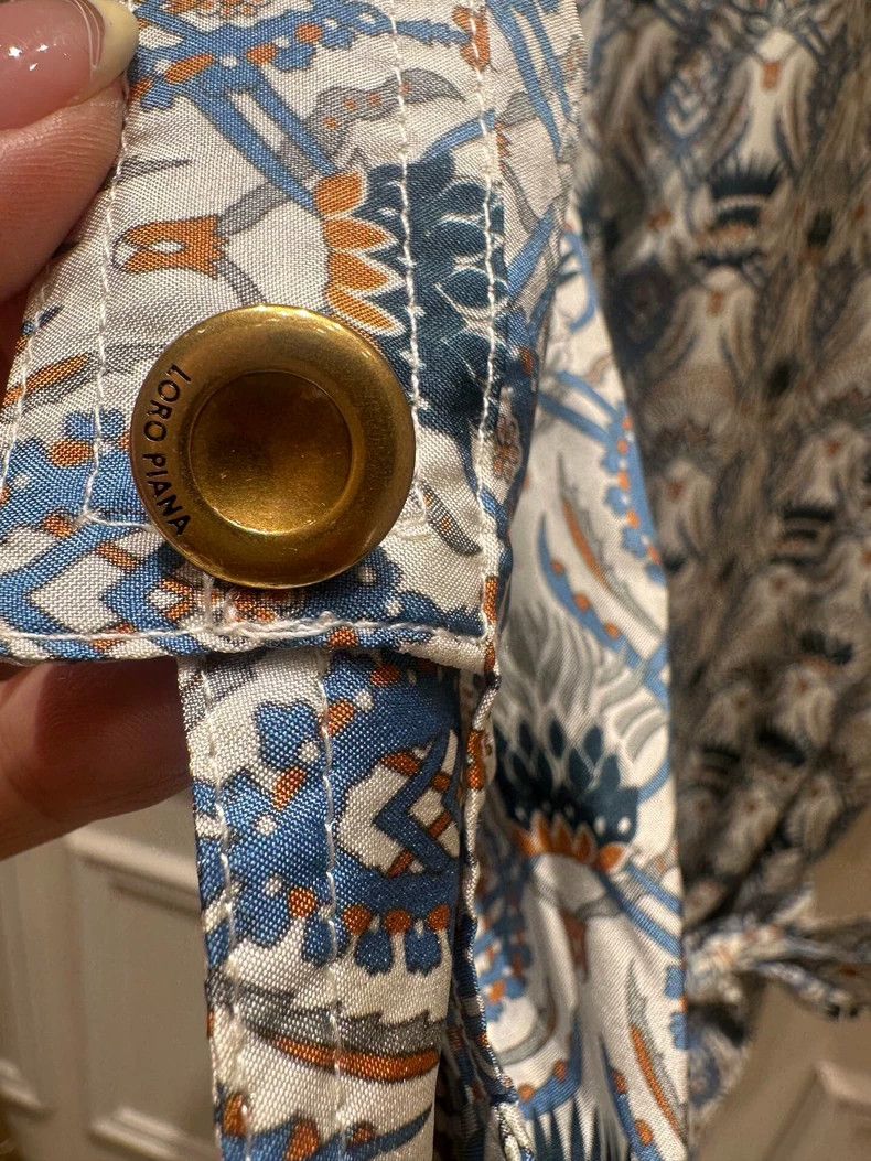 Loro Piana LORO PIANA Lady's silk dress Size M / US 6-8 / IT 42-44 - 4 Thumbnail