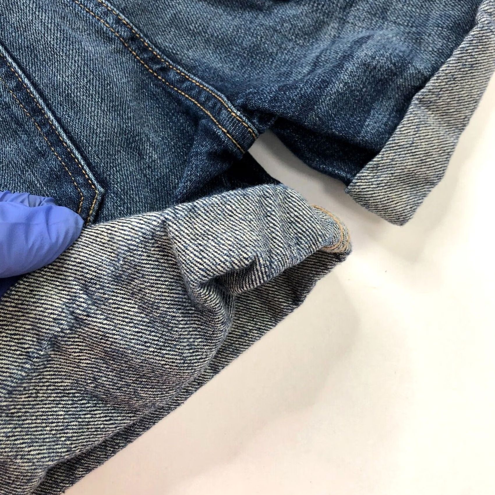 Rag & Bone Rag & Bone 24 (Fit In) 100% Cotton Denim Mid Rise 3.5" Shorts Women Shorts 3.5 Inseam Denim Shorts Blue Regular Rise 24 Womens Size 42" / US 20 - 5 Thumbnail