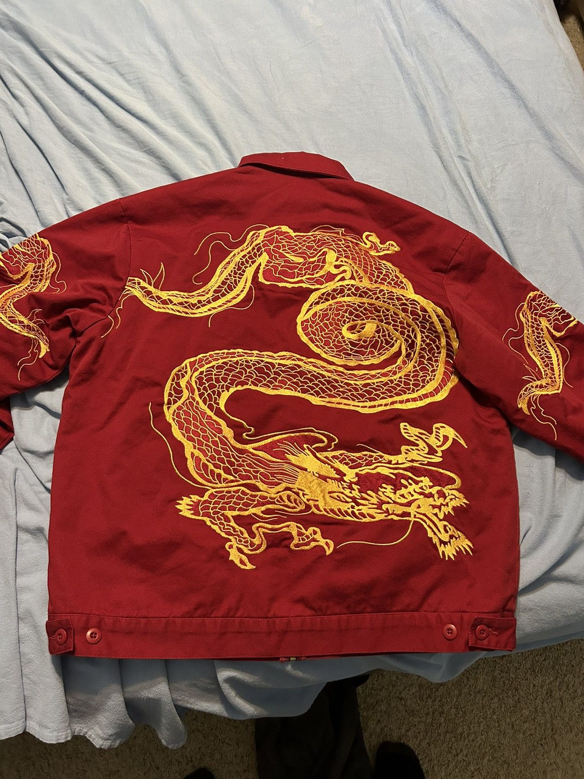 Supreme Supreme FW18 Dragon Work Jacket Red Size US L / EU 52-54 / 3 - 2 Thumbnail