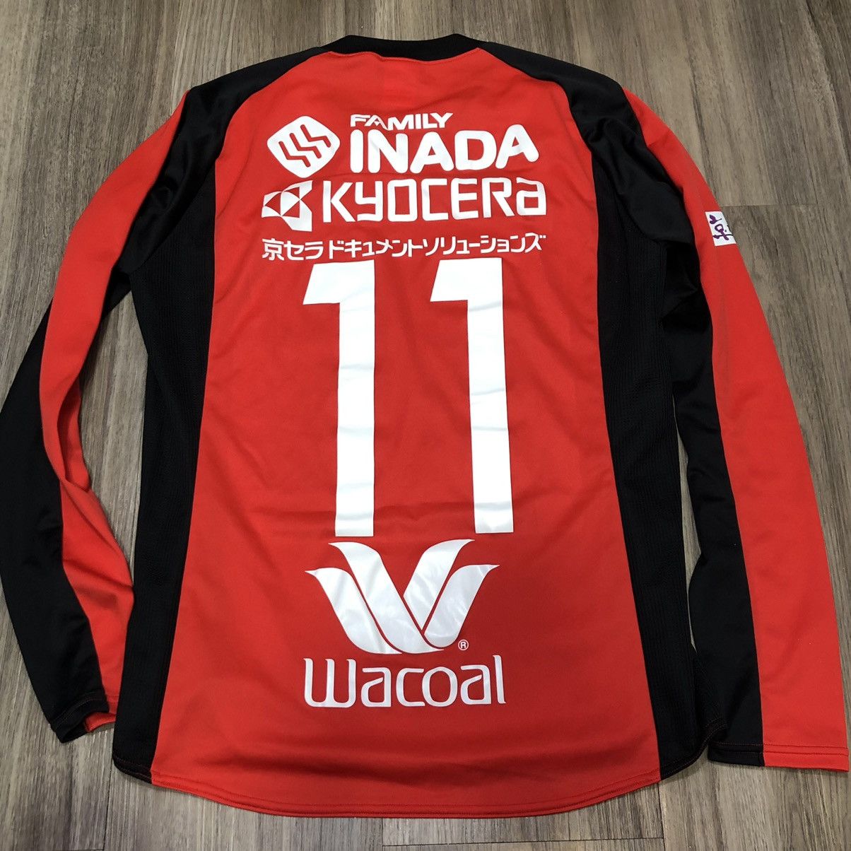Japanese Brand Kyoto sanga player issue Longsleeves training jersey #11 Size US M / EU 48-50 / 2 - 2 Thumbnail