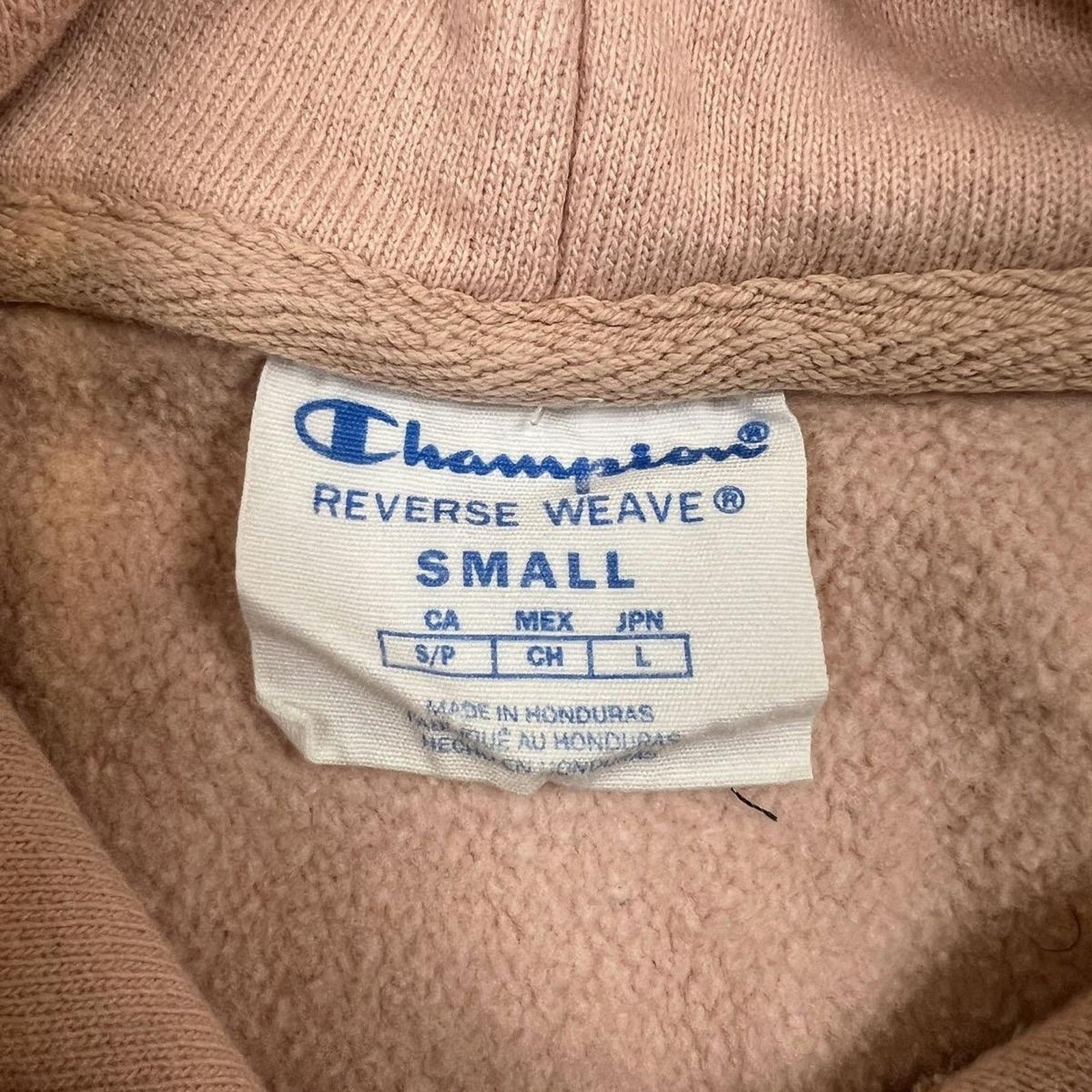 Champion × Vintage Champion Hoodie Small Reverse Weave Pullover Hood Sweatshirt Size S / US 4 / IT 40 - 5 Thumbnail