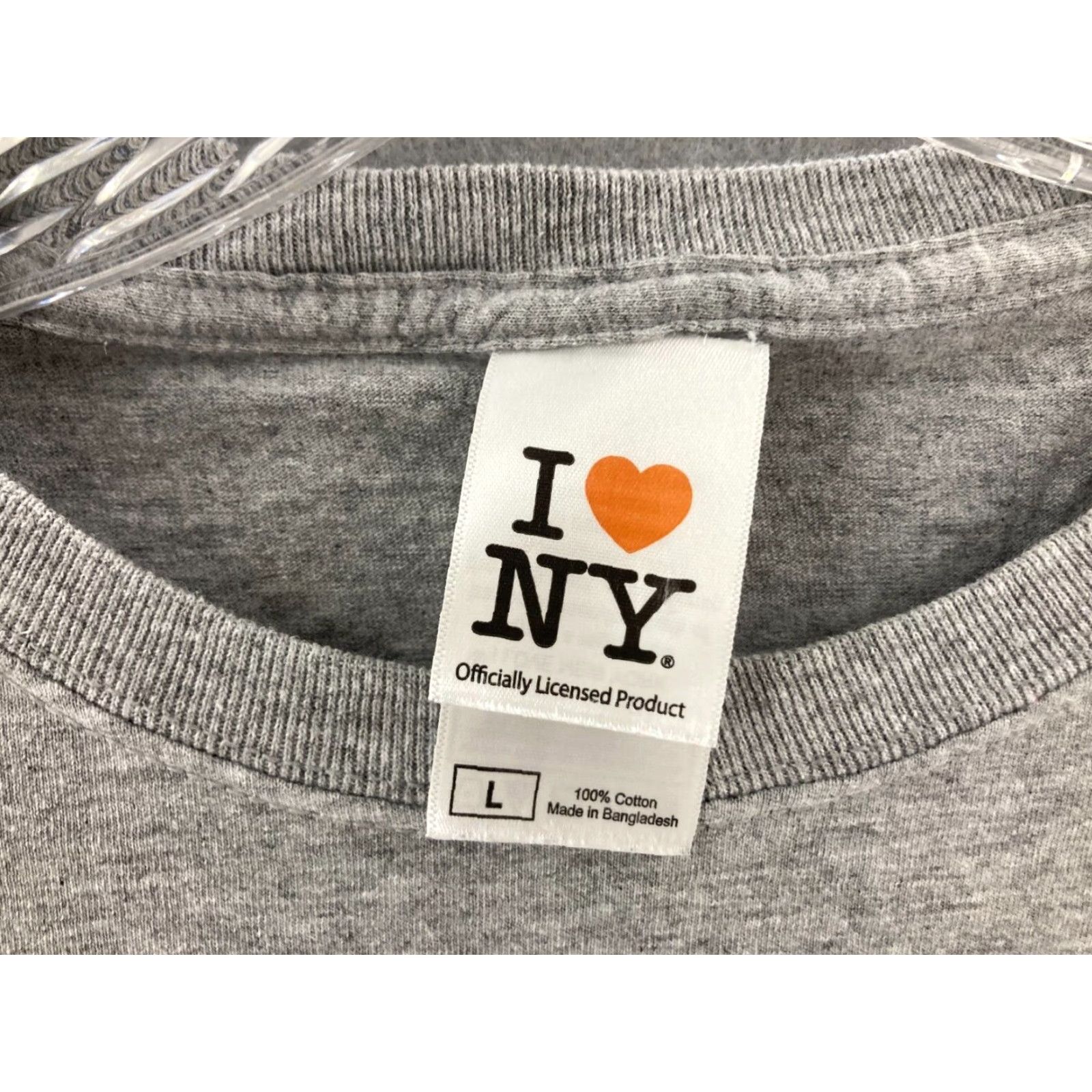 Sea New York I Love NY T Shirt Mens Large Official Gray NYC New York Size US XL / EU 56 / 4 - 2 Thumbnail