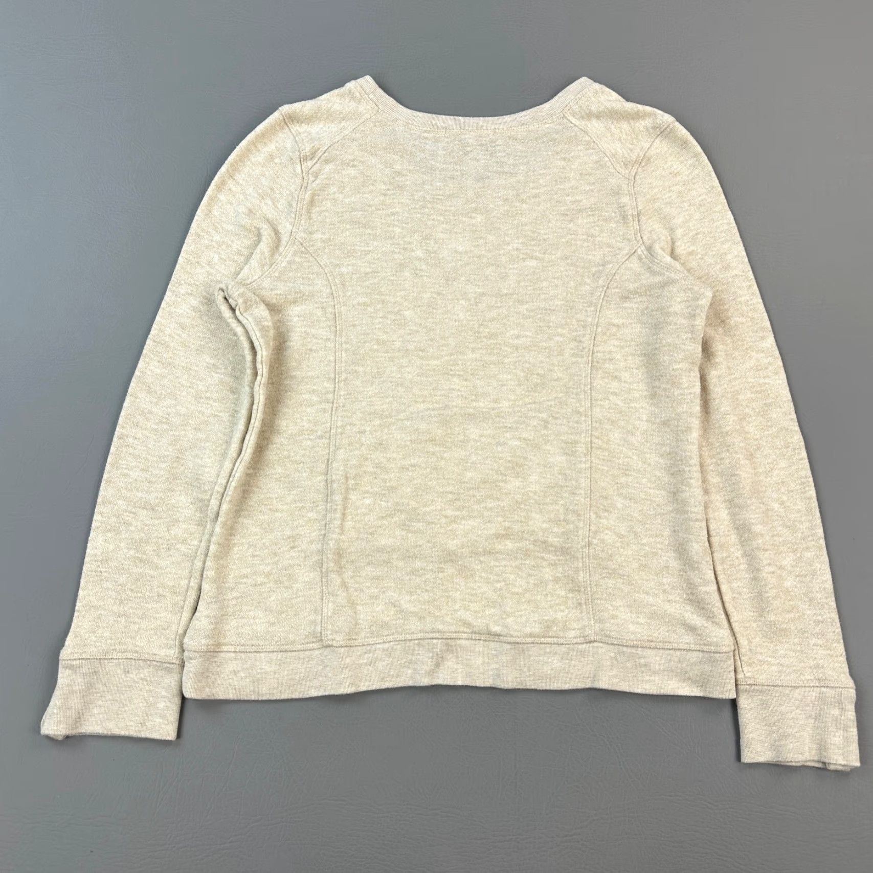 Anthropologie Pure Good Anthropologie Sweatshirt Women's Large Beige Studded Pullover Size L / US 10 / IT 46 - 7 Thumbnail